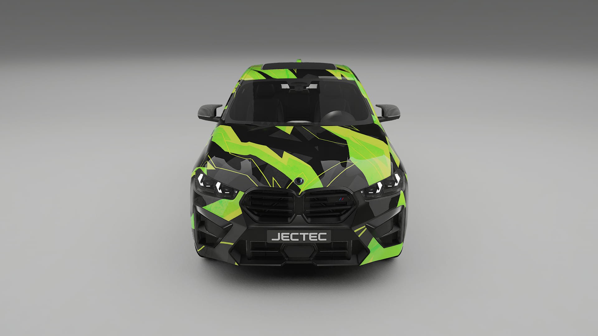 BMW X6 F96 Competition NINJA TURTLES – Designad Wrap PPF-sats i utskrivbar polyuretanfilm