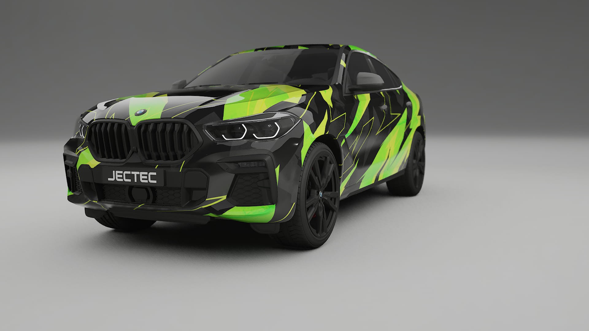 BMW X6 G06 F96 NINJA TURTLES – Designad Wrap PPF-sats i utskrivbar polyuretanfilm