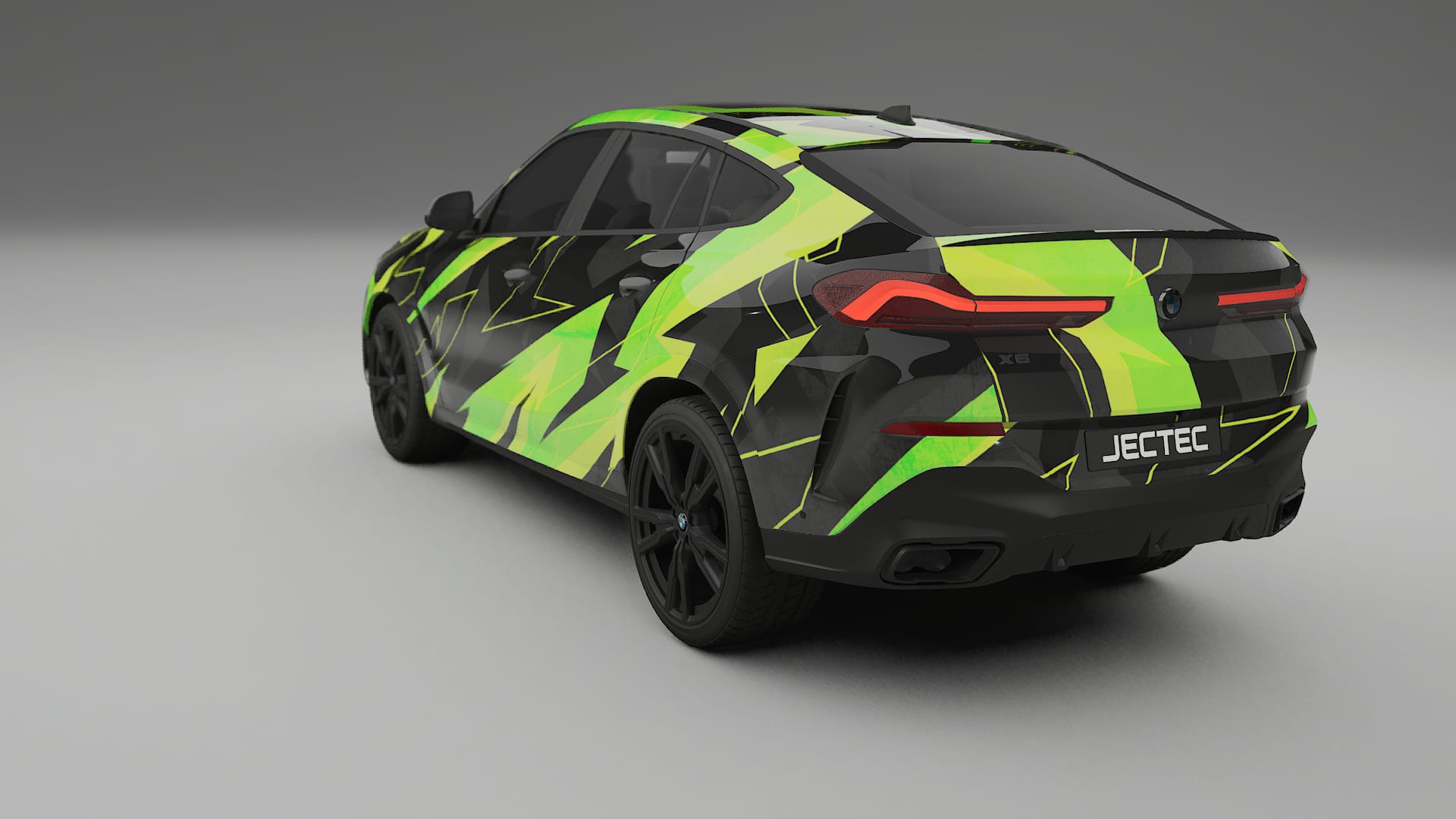 BMW X6 G06 F96 NINJA TURTLES – Designad Wrap PPF-sats i utskrivbar polyuretanfilm