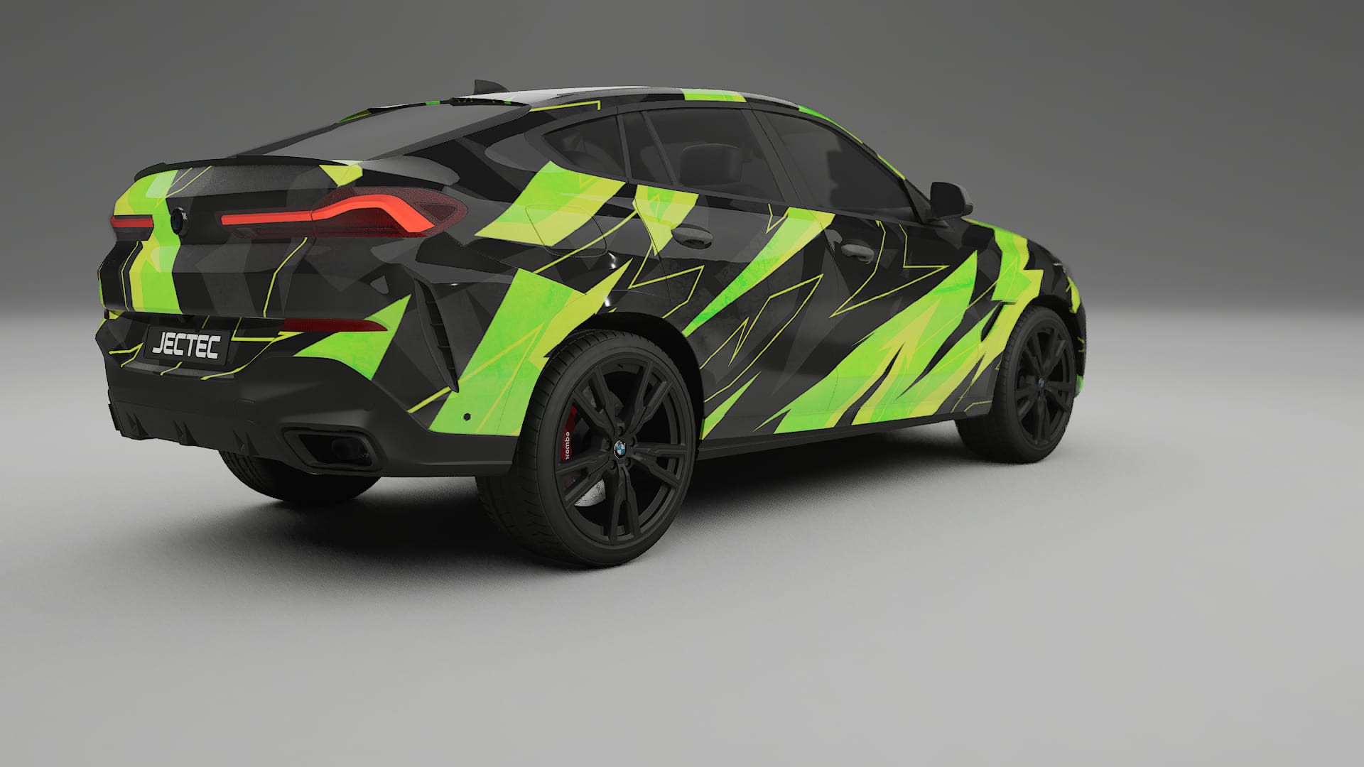 BMW X6 G06 F96 NINJA TURTLES – Designad Wrap PPF-sats i utskrivbar polyuretanfilm