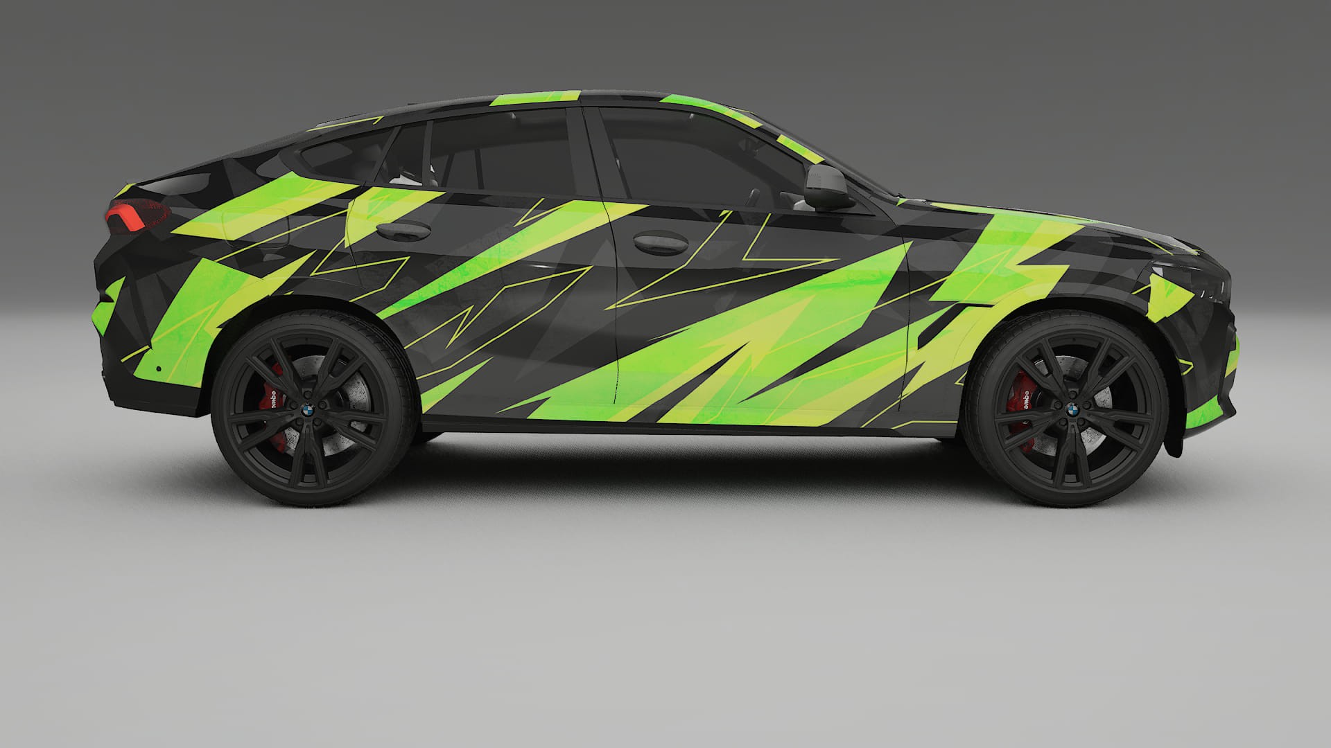 BMW X6 G06 F96 NINJA TURTLES – Designad Wrap PPF-sats i utskrivbar polyuretanfilm