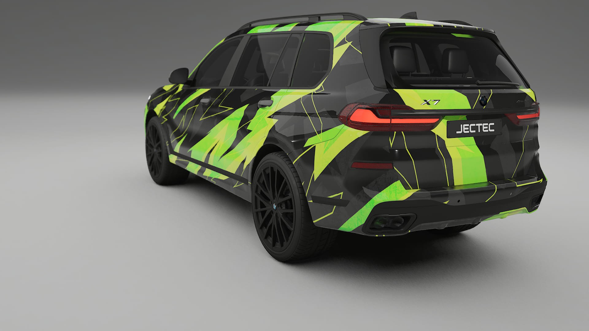 BMW X7 M G07 NINJA TURTLES – Designad Wrap PPF-sats i utskrivbar polyuretanfilm