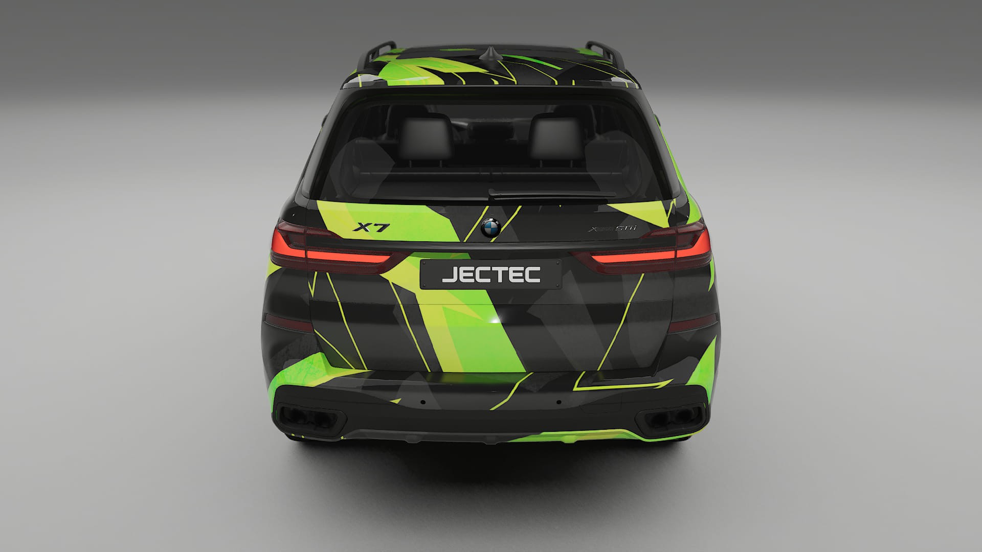 BMW X7 M G07 NINJA TURTLES – Designad Wrap PPF-sats i utskrivbar polyuretanfilm