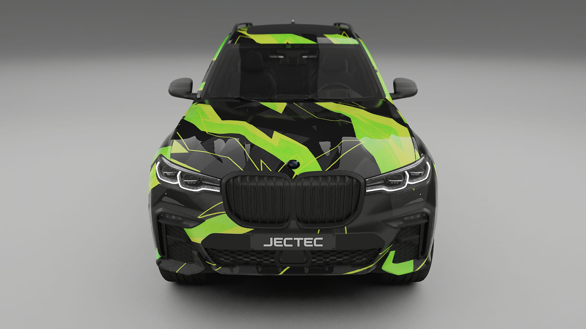 BMW X7 M G07 NINJA TURTLES – Designad Wrap PPF-sats i utskrivbar polyuretanfilm