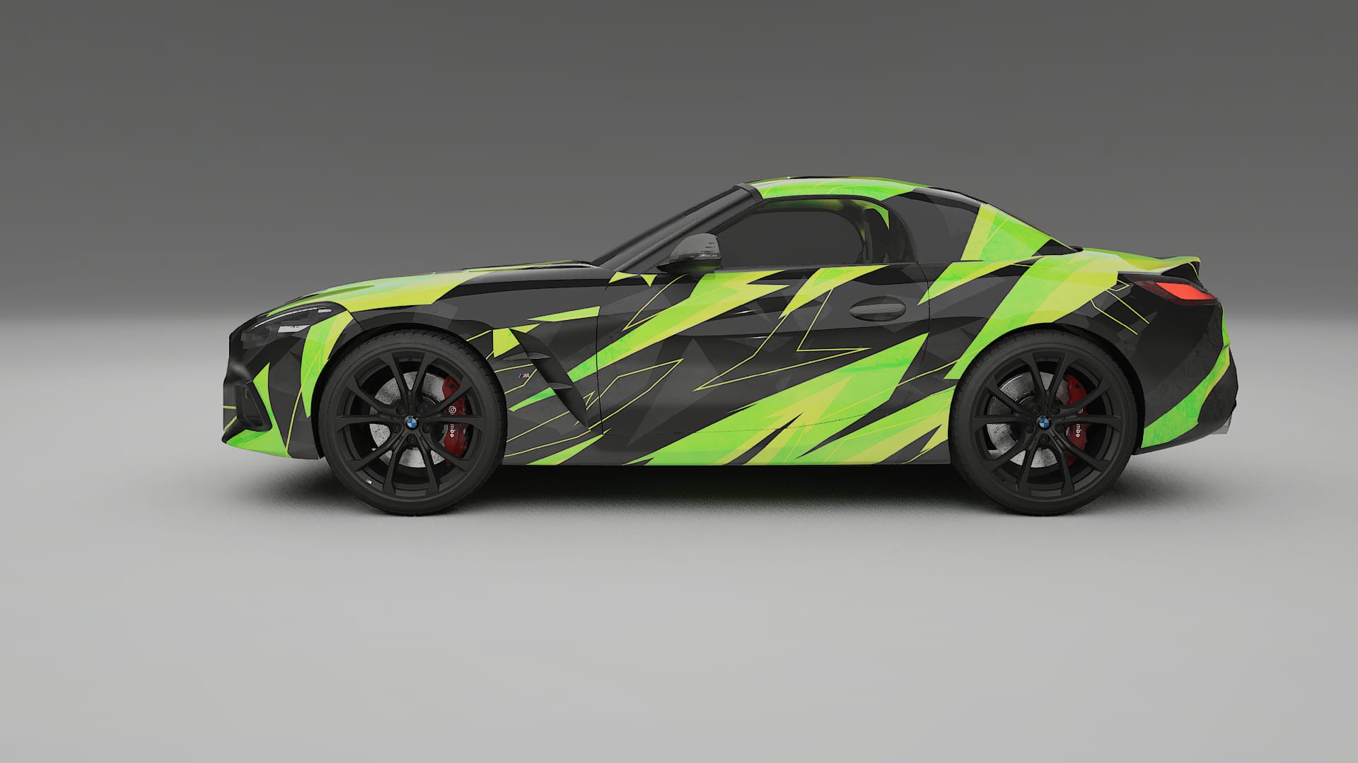 BMW Z4 G29 NINJA TURTLES – Designad Wrap PPF-sats i utskrivbar polyuretanfilm