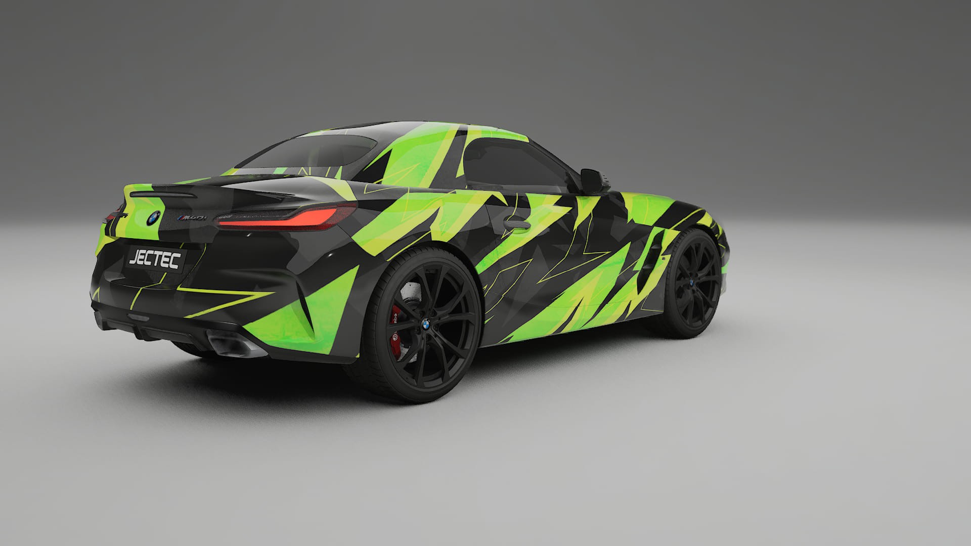 BMW Z4 G29 NINJA TURTLES – Designad Wrap PPF-sats i utskrivbar polyuretanfilm