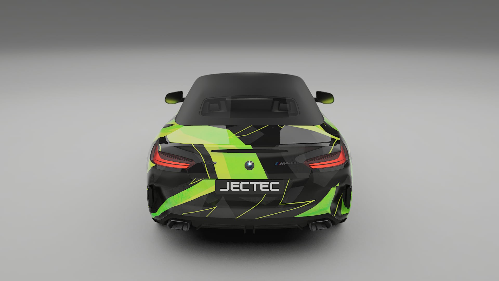 BMW Z4 G29 M40i First edition roadster NINJA TURTLES – Designad Wrap PPF-sats i utskrivbar polyuretanfilm