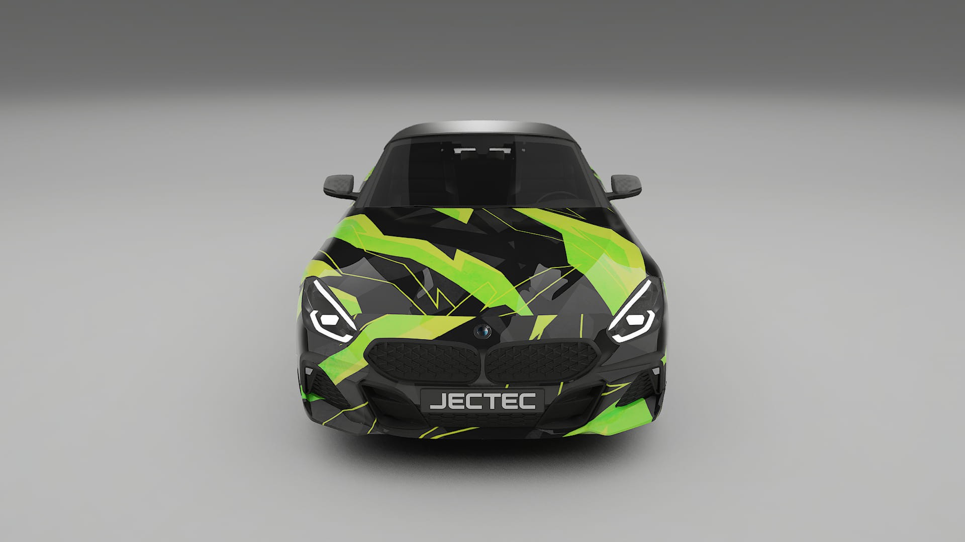 BMW Z4 G29 M40i First edition roadster NINJA TURTLES – Designad Wrap PPF-sats i utskrivbar polyuretanfilm