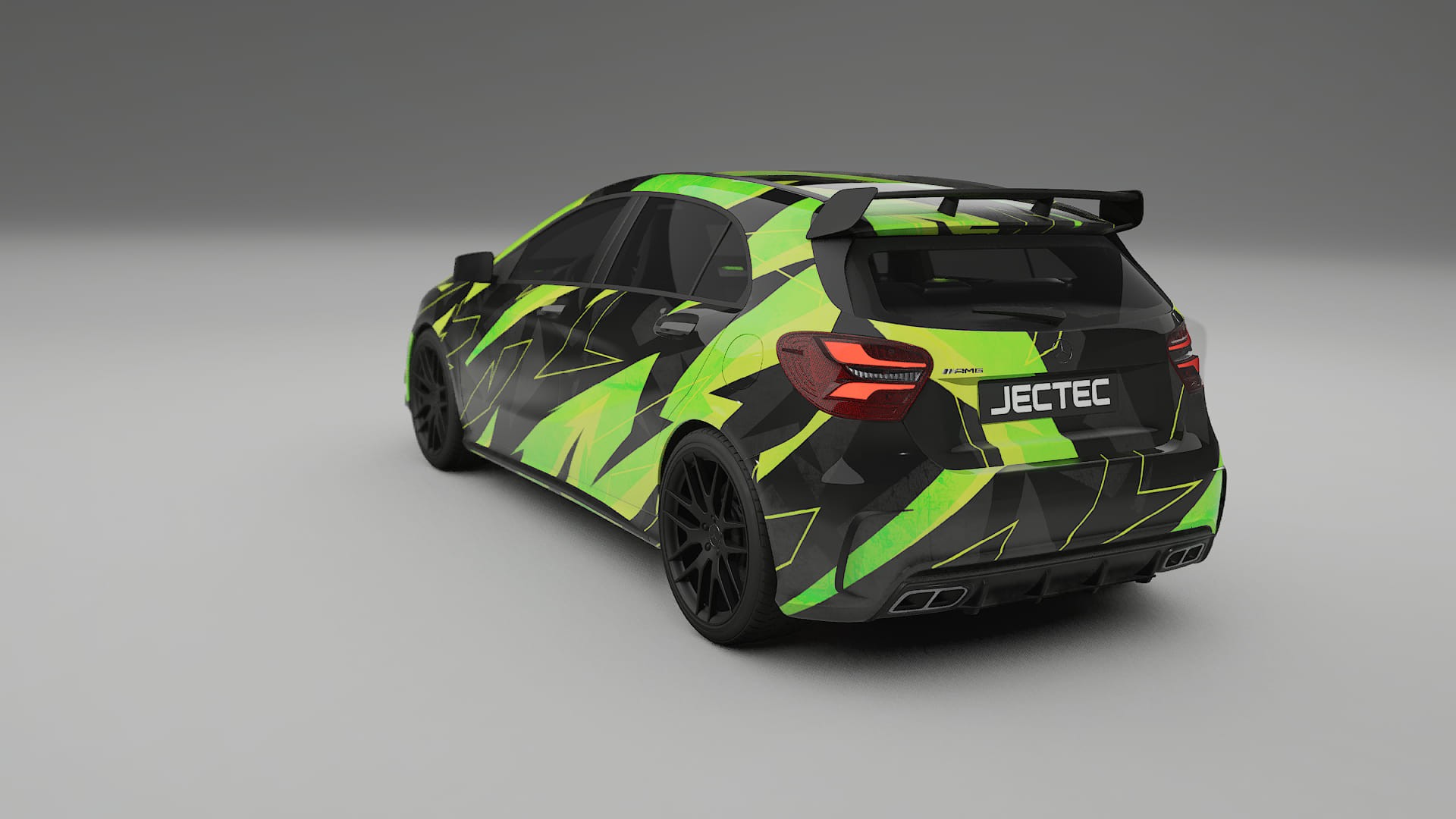 Mercedes A45 AMG W176 NINJA TURTLES – Designad Wrap PPF-sats i utskrivbar polyuretanfilm