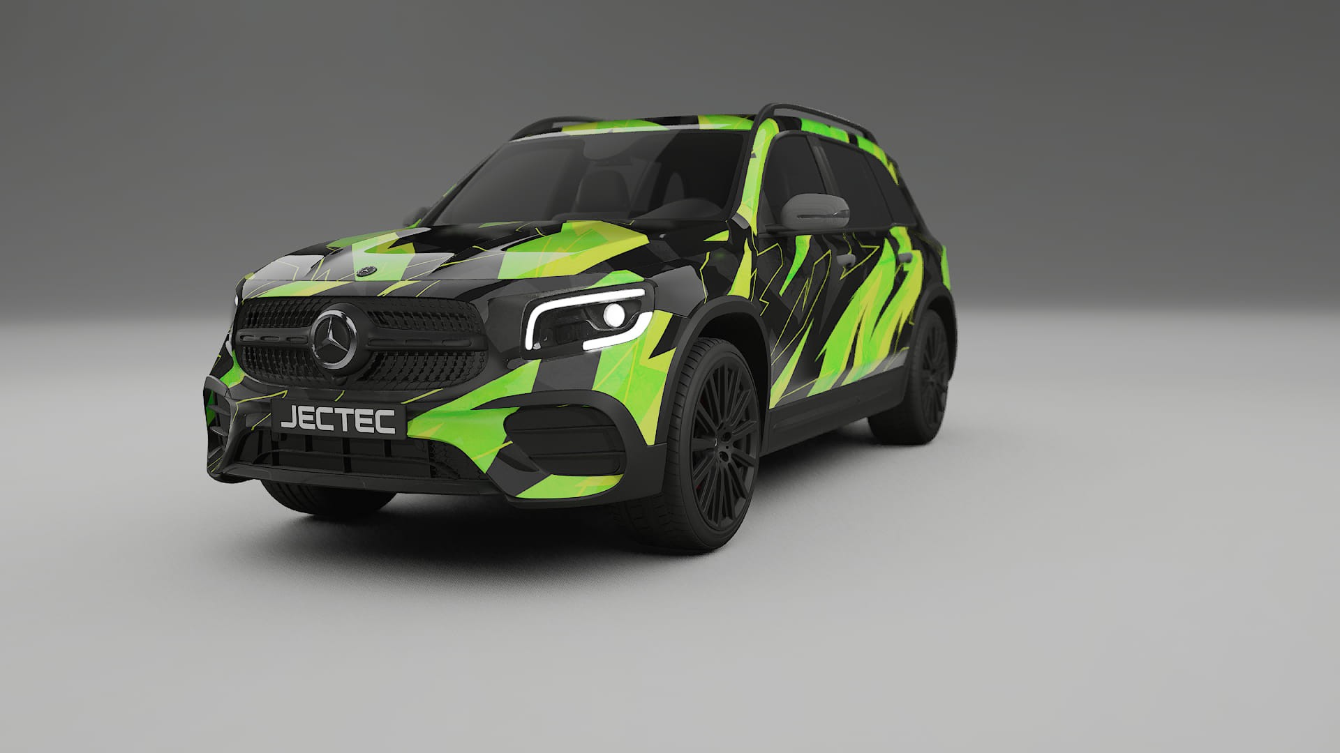 Mercedes AMG GLB NINJA TURTLES – Designad Wrap PPF-sats i utskrivbar polyuretanfilm
