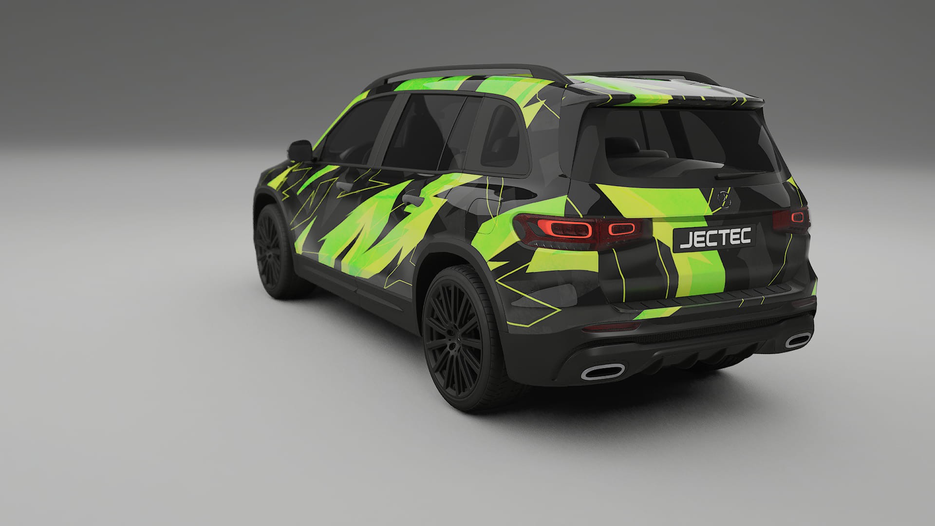 Mercedes AMG GLB NINJA TURTLES – Designad Wrap PPF-sats i utskrivbar polyuretanfilm