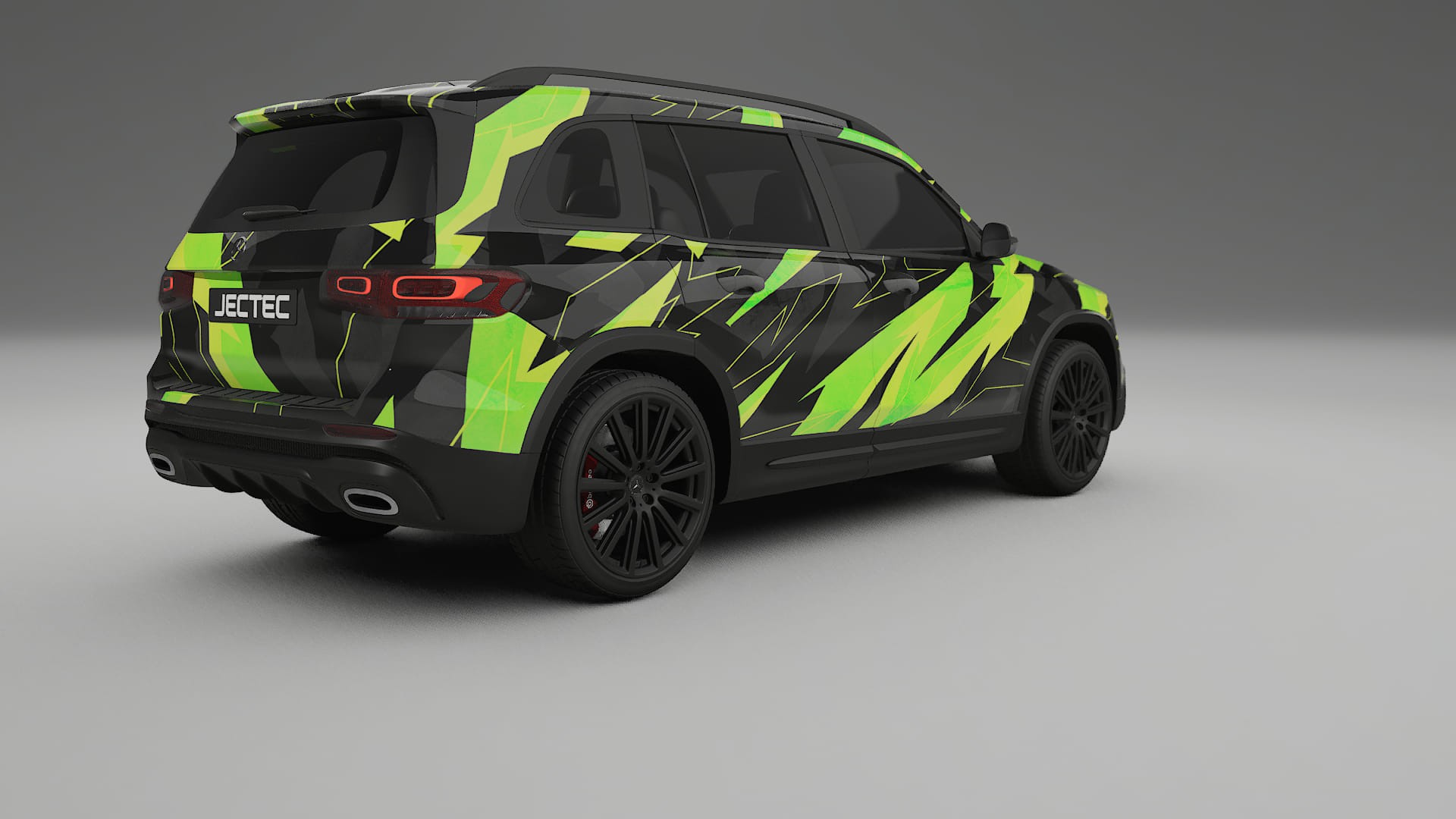 Mercedes AMG GLB NINJA TURTLES – Designad Wrap PPF-sats i utskrivbar polyuretanfilm