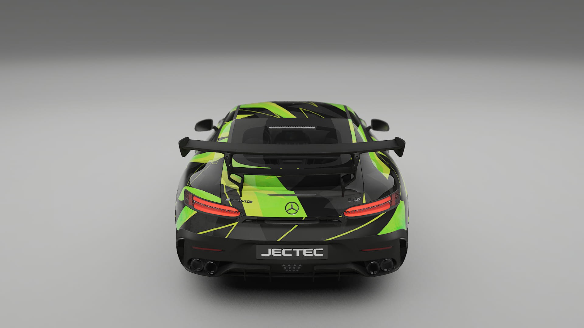 Mercedes AMG GT Black Series C192 Coupe NINJA TURTLES – Designad Wrap PPF-sats i utskrivbar polyuretanfilm