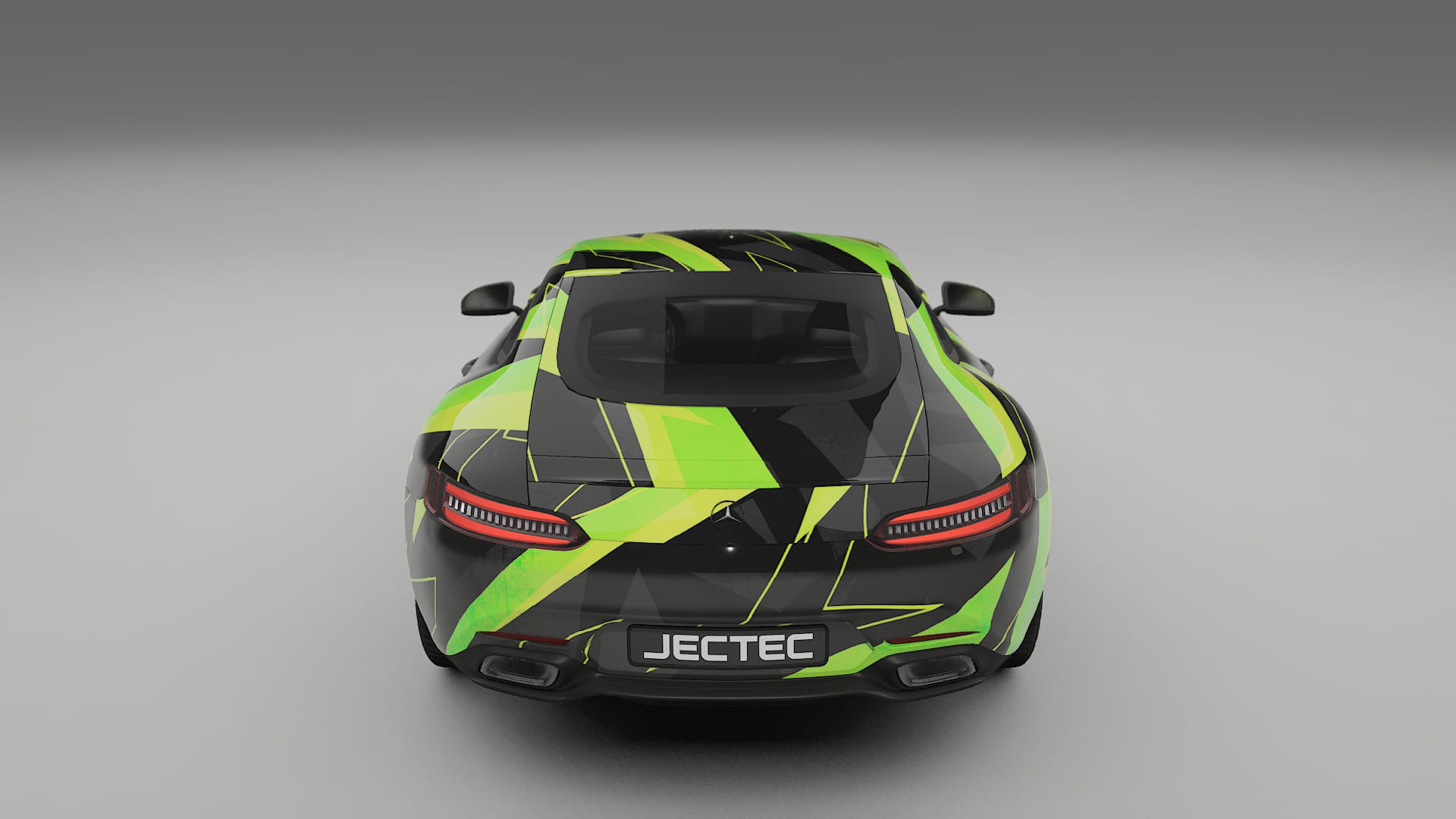 Mercedes AMG GT C190 Coupe NINJA TURTLES – Designad Wrap PPF-sats i utskrivbar polyuretanfilm