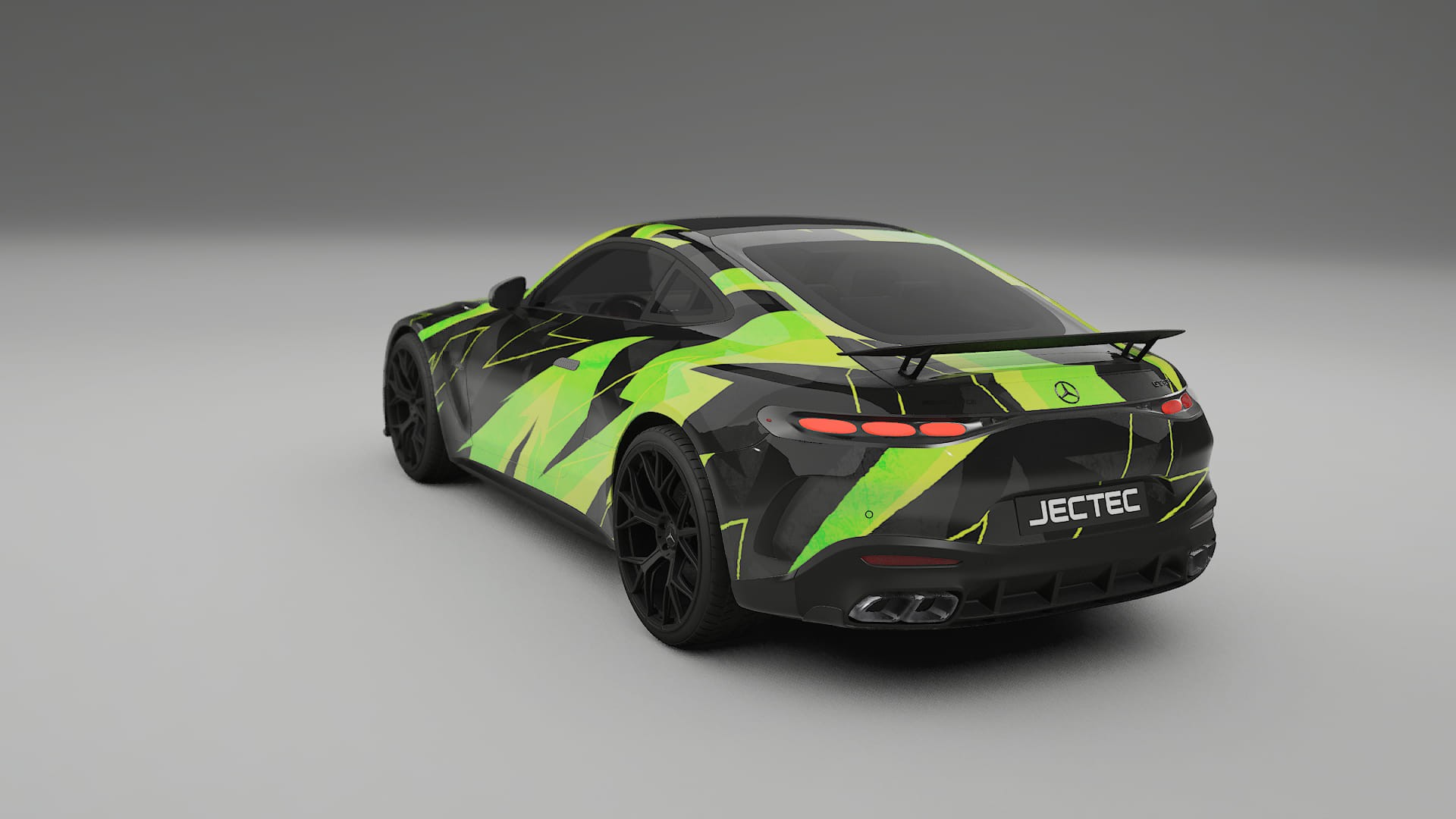 Mercedes AMG GT Coupe C192 NINJA TURTLES – Designad Wrap PPF-sats i utskrivbar polyuretanfilm