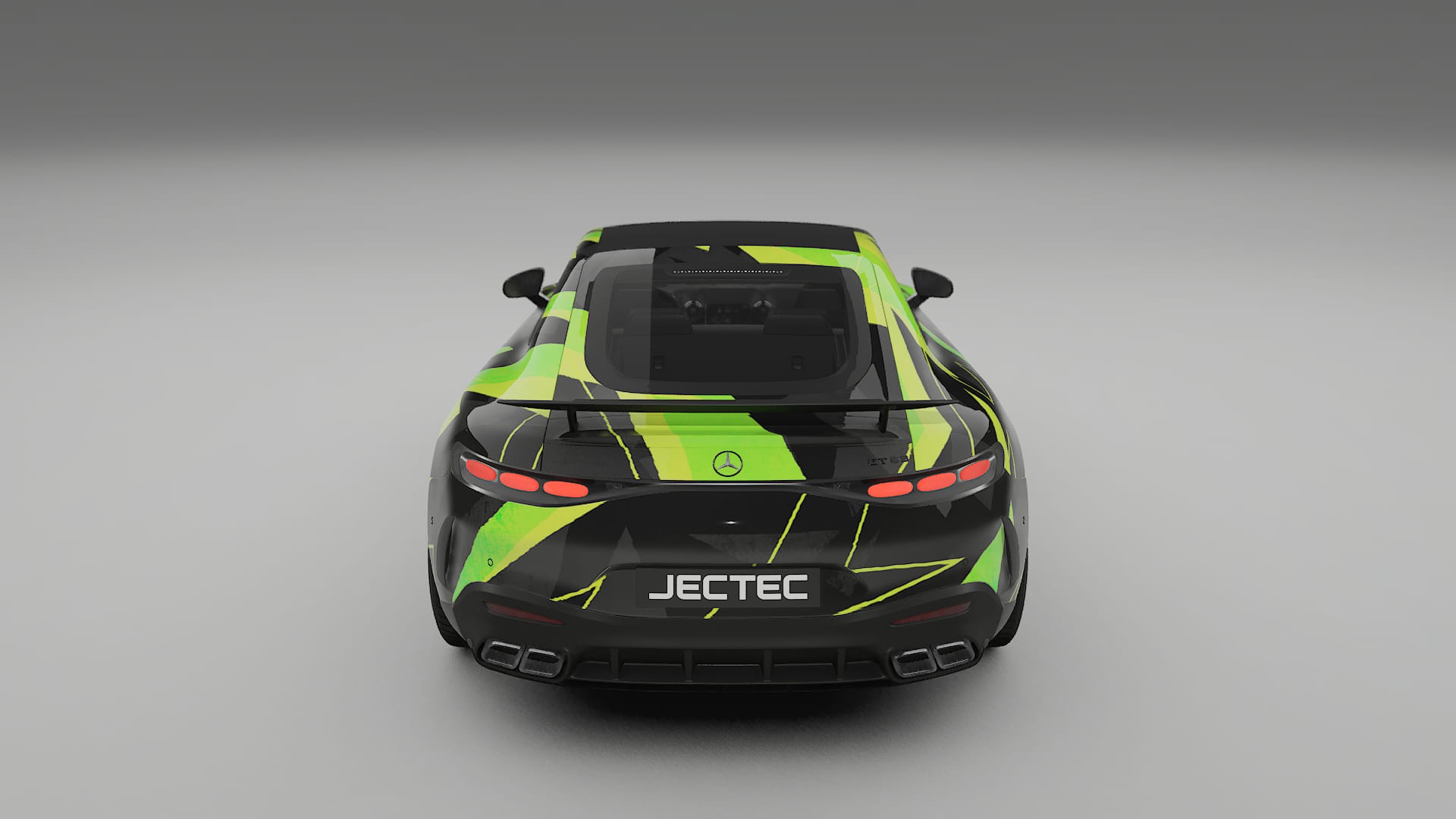 Mercedes AMG GT Coupe C192 NINJA TURTLES – Designad Wrap PPF-sats i utskrivbar polyuretanfilm