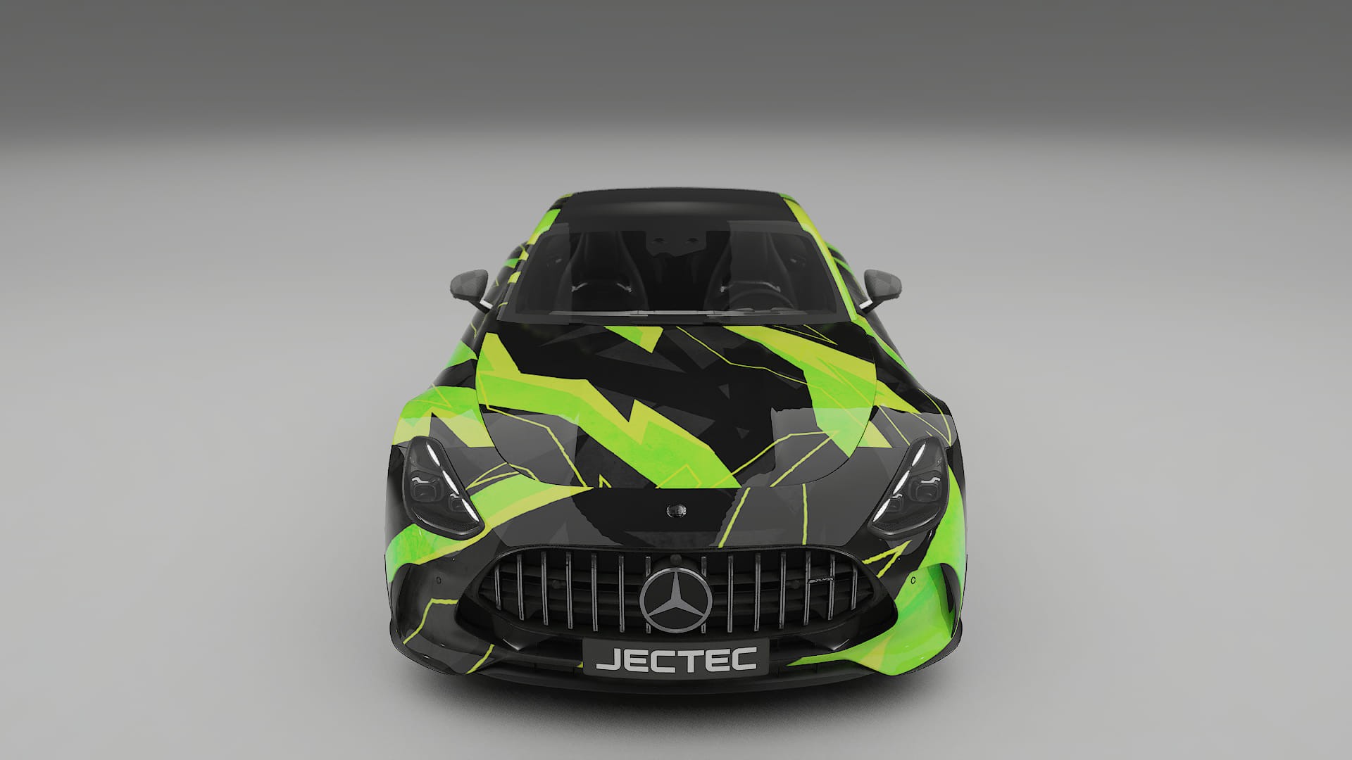 Mercedes AMG GT Coupe C192 NINJA TURTLES – Designad Wrap PPF-sats i utskrivbar polyuretanfilm