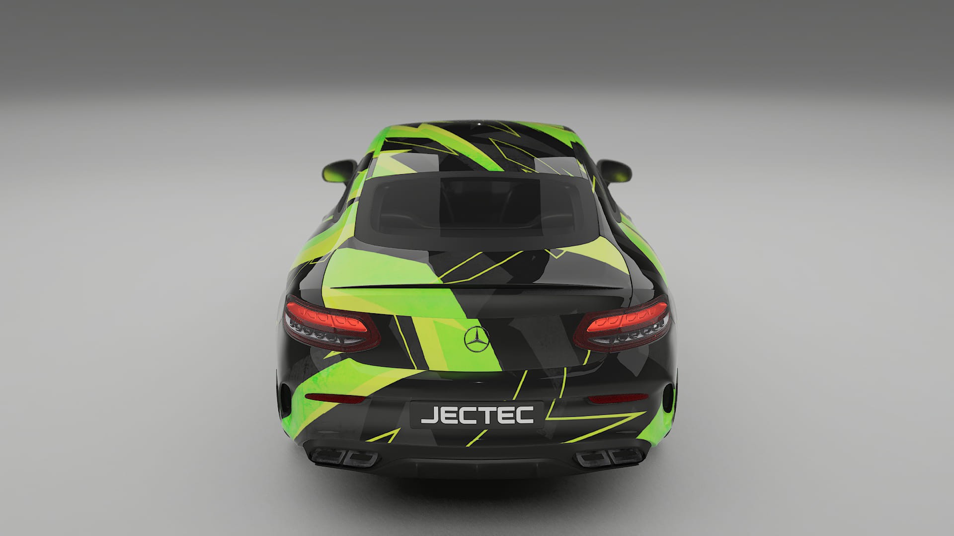 Mercedes C63 AMG W205 Coupe NINJA TURTLES – Designad Wrap PPF-sats i utskrivbar polyuretanfilm