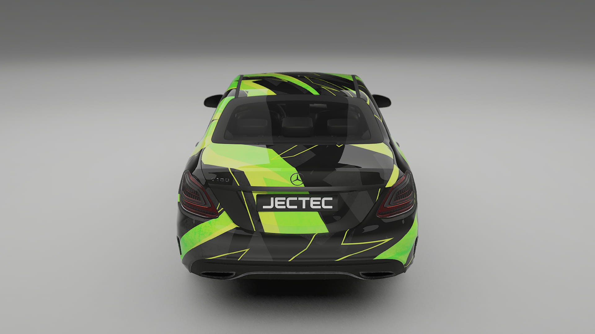 Mercedes C-class W205 AMG sedan NINJA TURTLES – Designad Wrap PPF-sats i utskrivbar polyuretanfilm