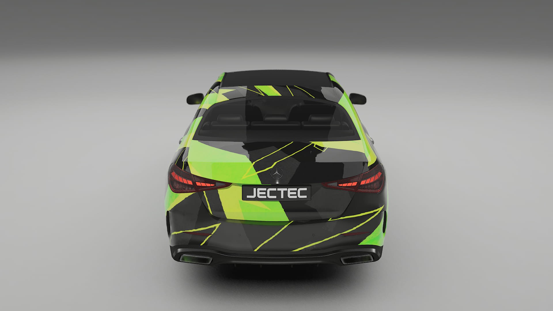 Mercedes C-class W206 NINJA TURTLES – Designad Wrap PPF-sats i utskrivbar polyuretanfilm