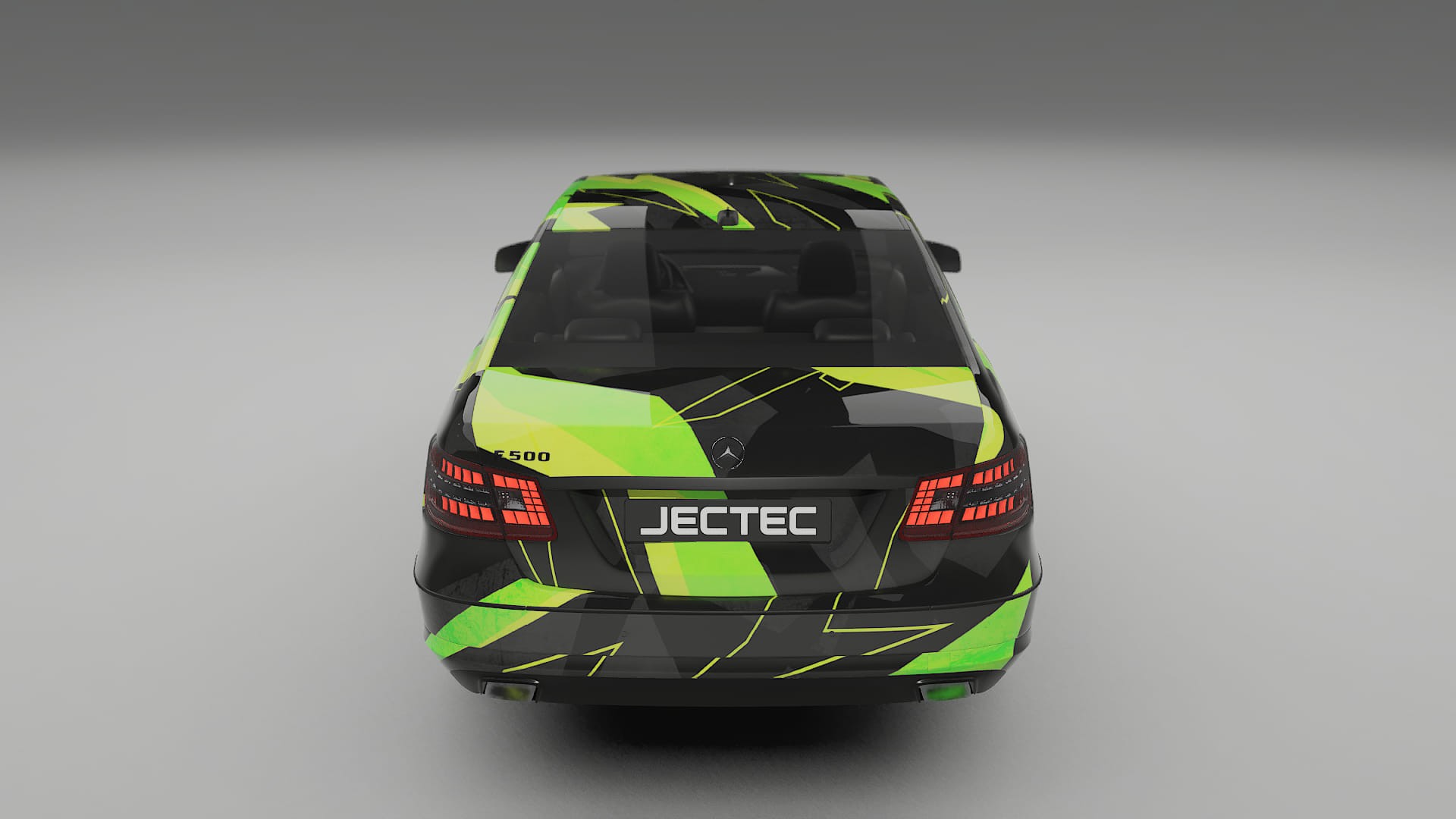 Mercedes E-class Sedan W212 Prefacelift pre-LCI NINJA TURTLES – Designad Wrap PPF-sats i utskrivbar polyuretanfilm