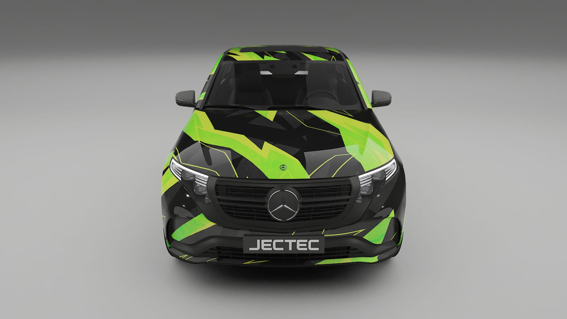 Mercedes EQC AMG NINJA TURTLES – Designad Wrap PPF-sats i utskrivbar polyuretanfilm