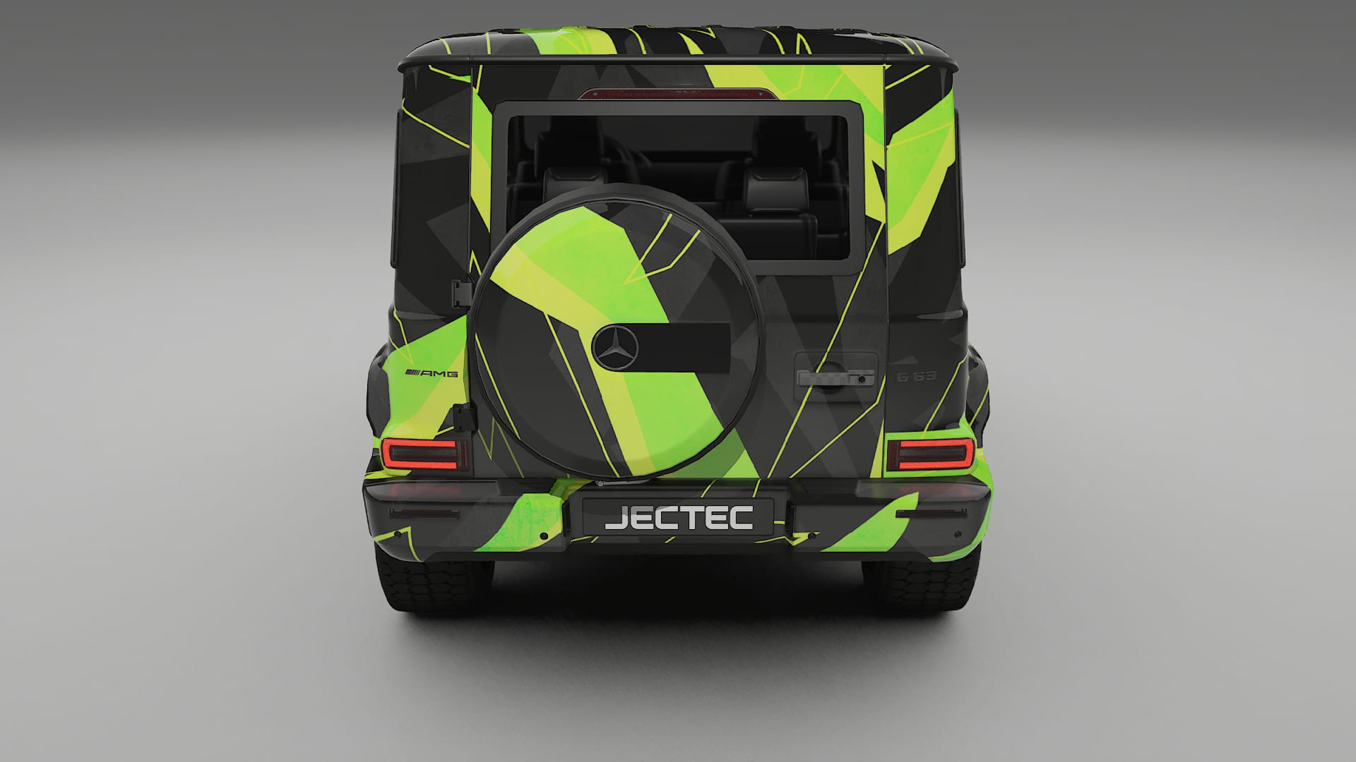 Mercedes G63 AMG W463A NINJA TURTLES – Designad Wrap PPF-sats i utskrivbar polyuretanfilm