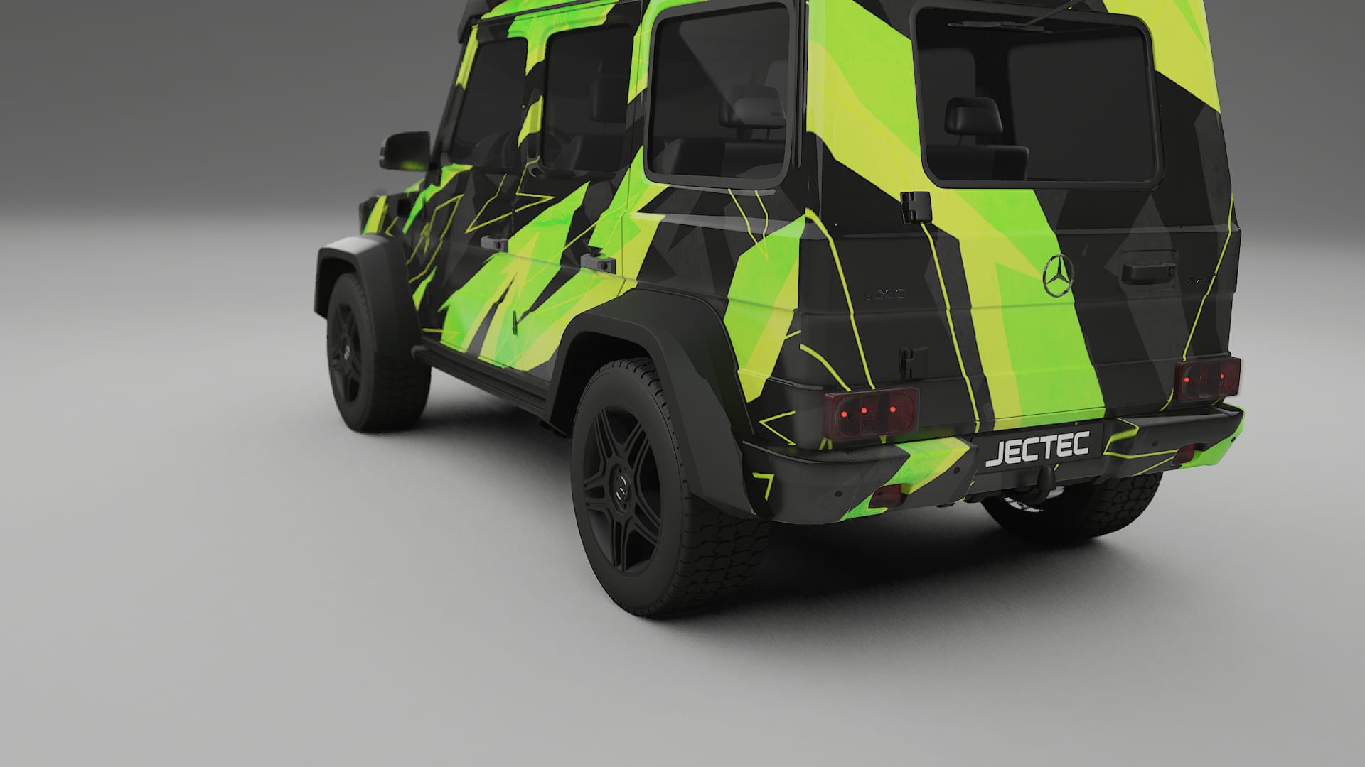 Mercedes G-class 4x4 W463 NINJA TURTLES – Designad Wrap PPF-sats i utskrivbar polyuretanfilm