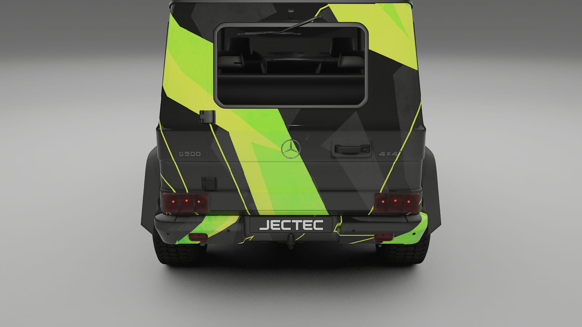 Mercedes G-class 4x4 W463 NINJA TURTLES – Designad Wrap PPF-sats i utskrivbar polyuretanfilm