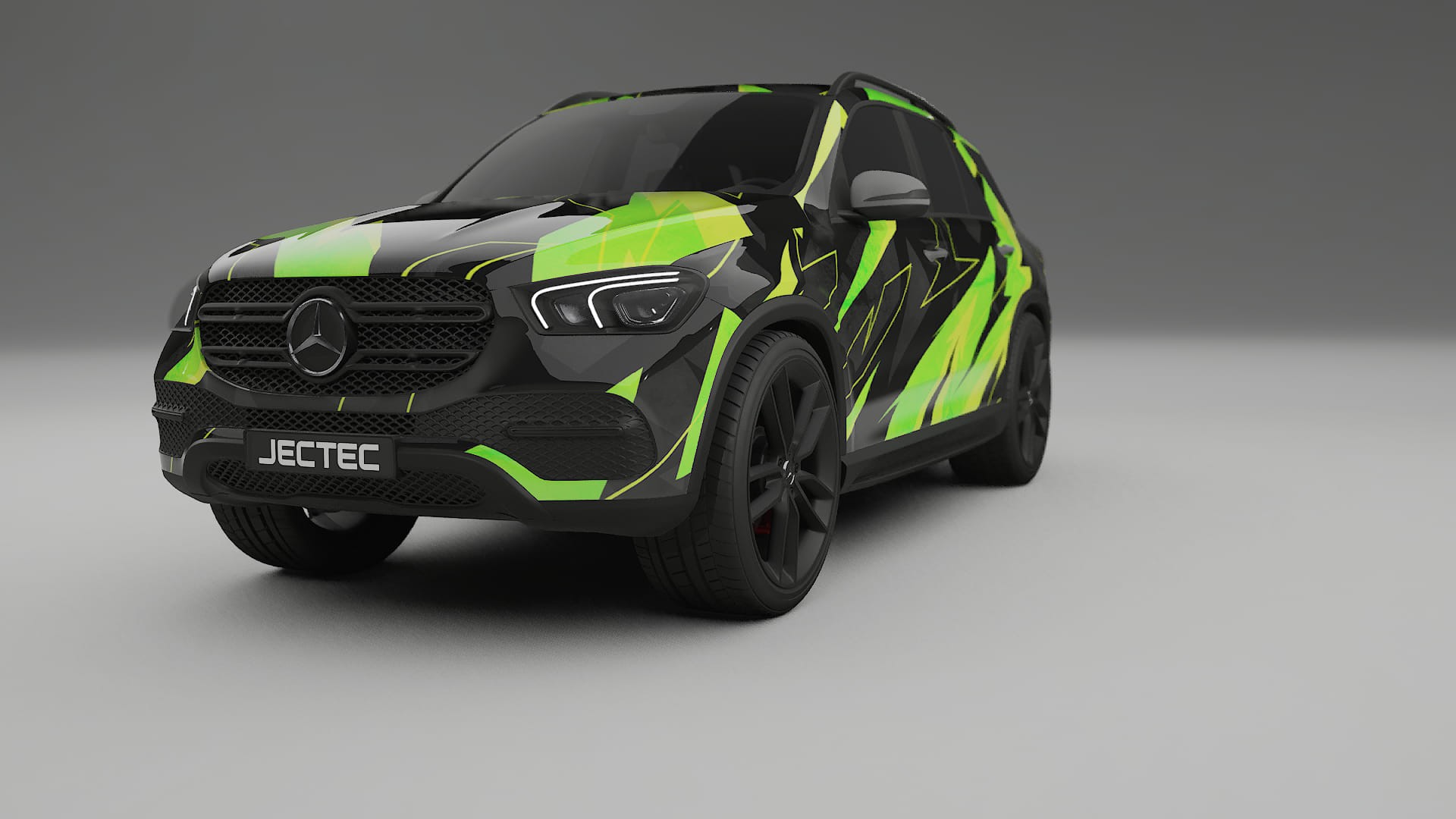 Mercedes GLE W167 NINJA TURTLES – Designad Wrap PPF-sats i utskrivbar polyuretanfilm