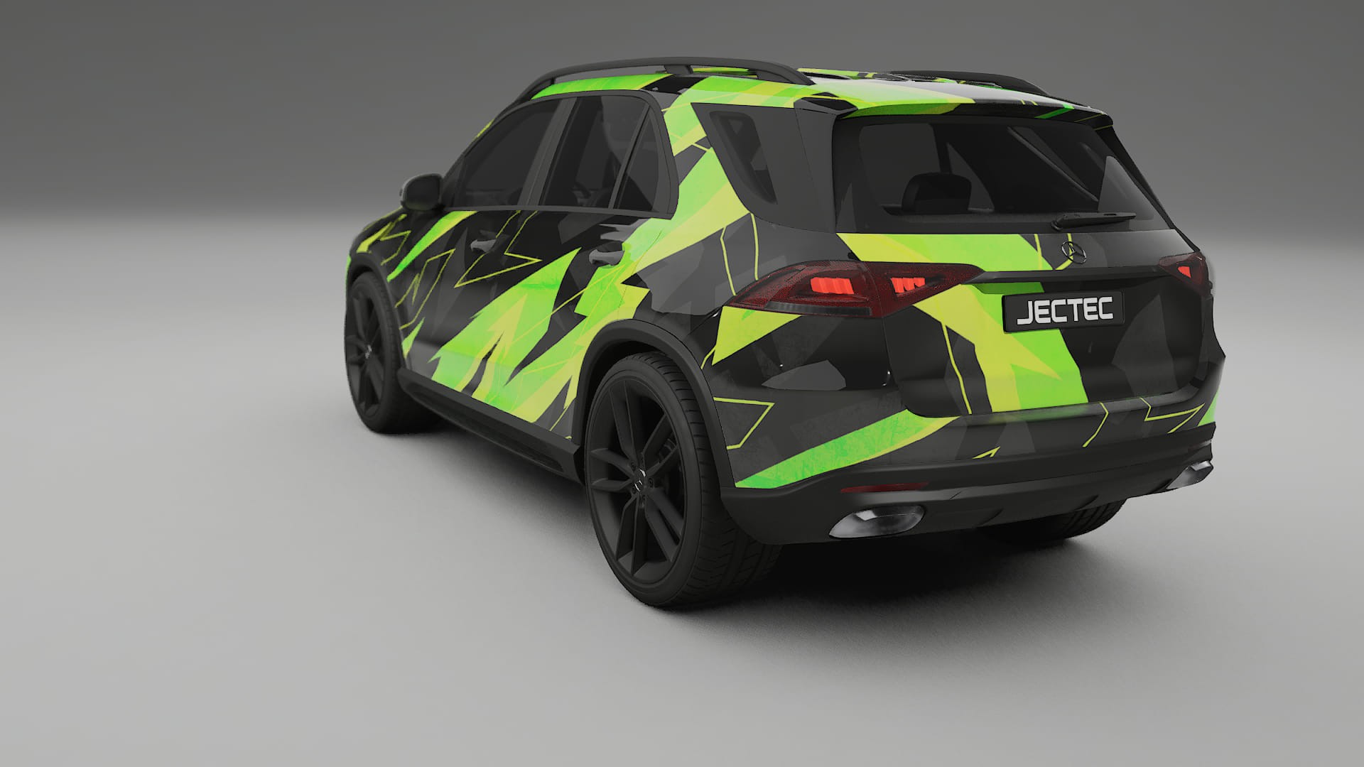 Mercedes GLE W167 NINJA TURTLES – Designad Wrap PPF-sats i utskrivbar polyuretanfilm