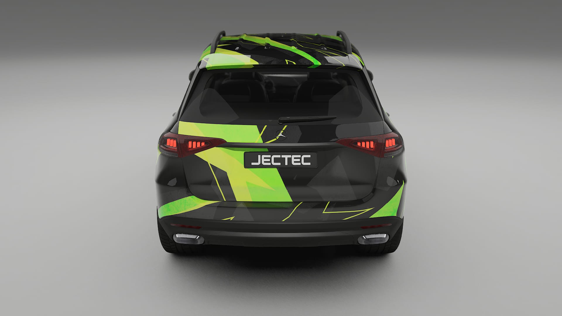 Mercedes GLE W167 NINJA TURTLES – Designad Wrap PPF-sats i utskrivbar polyuretanfilm