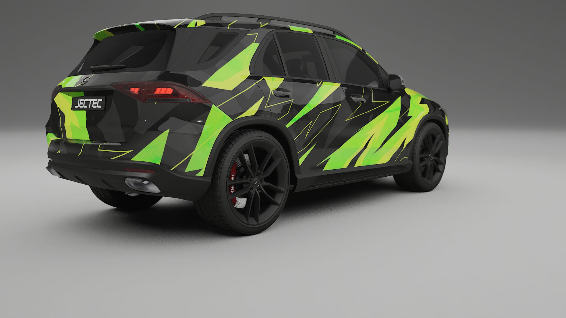 Mercedes GLE W167 NINJA TURTLES – Designad Wrap PPF-sats i utskrivbar polyuretanfilm