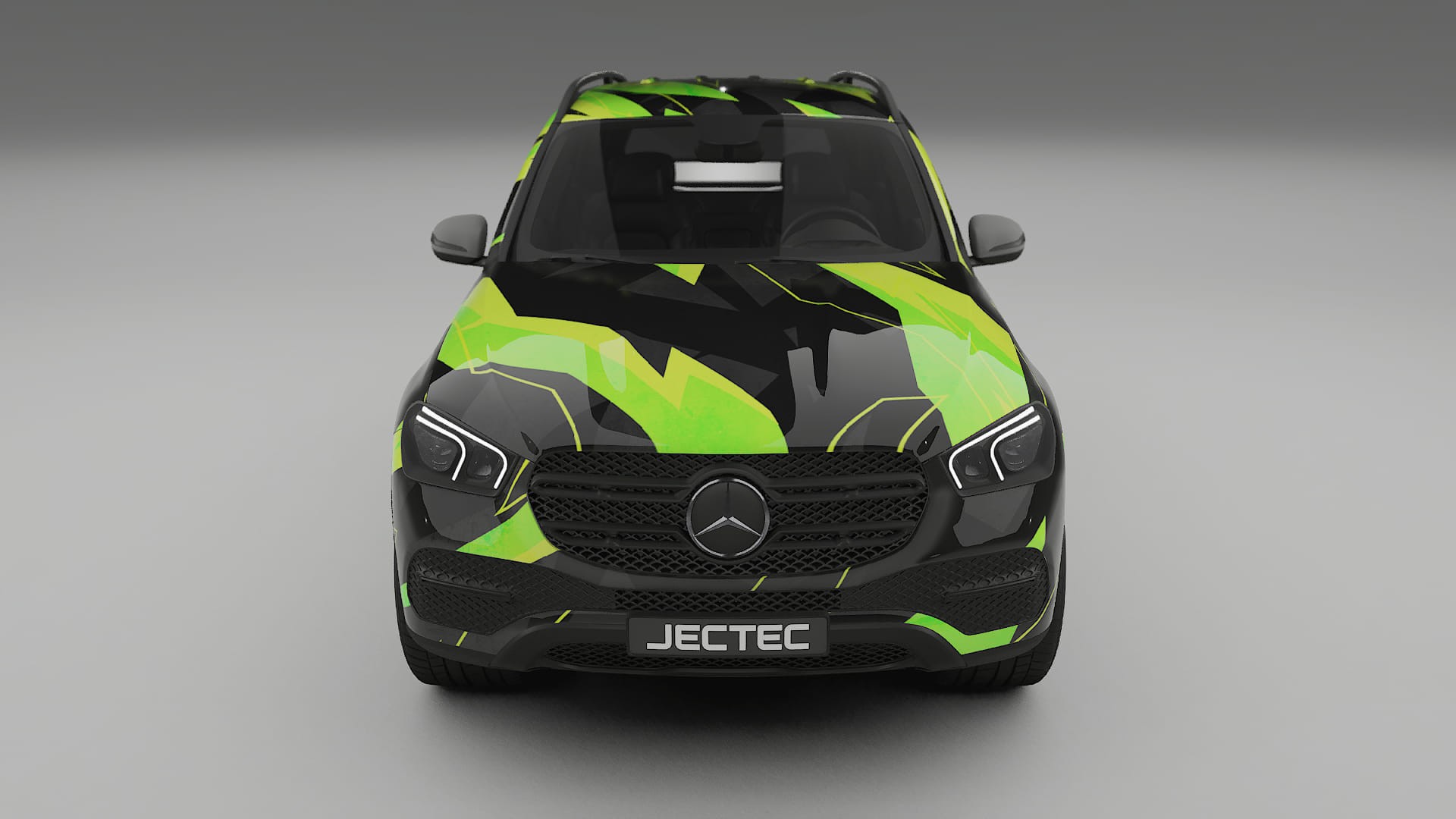 Mercedes GLE W167 NINJA TURTLES – Designad Wrap PPF-sats i utskrivbar polyuretanfilm