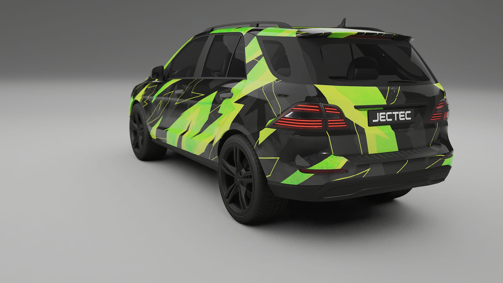 Mercedes M-class W166 NINJA TURTLES – Designad Wrap PPF-sats i utskrivbar polyuretanfilm