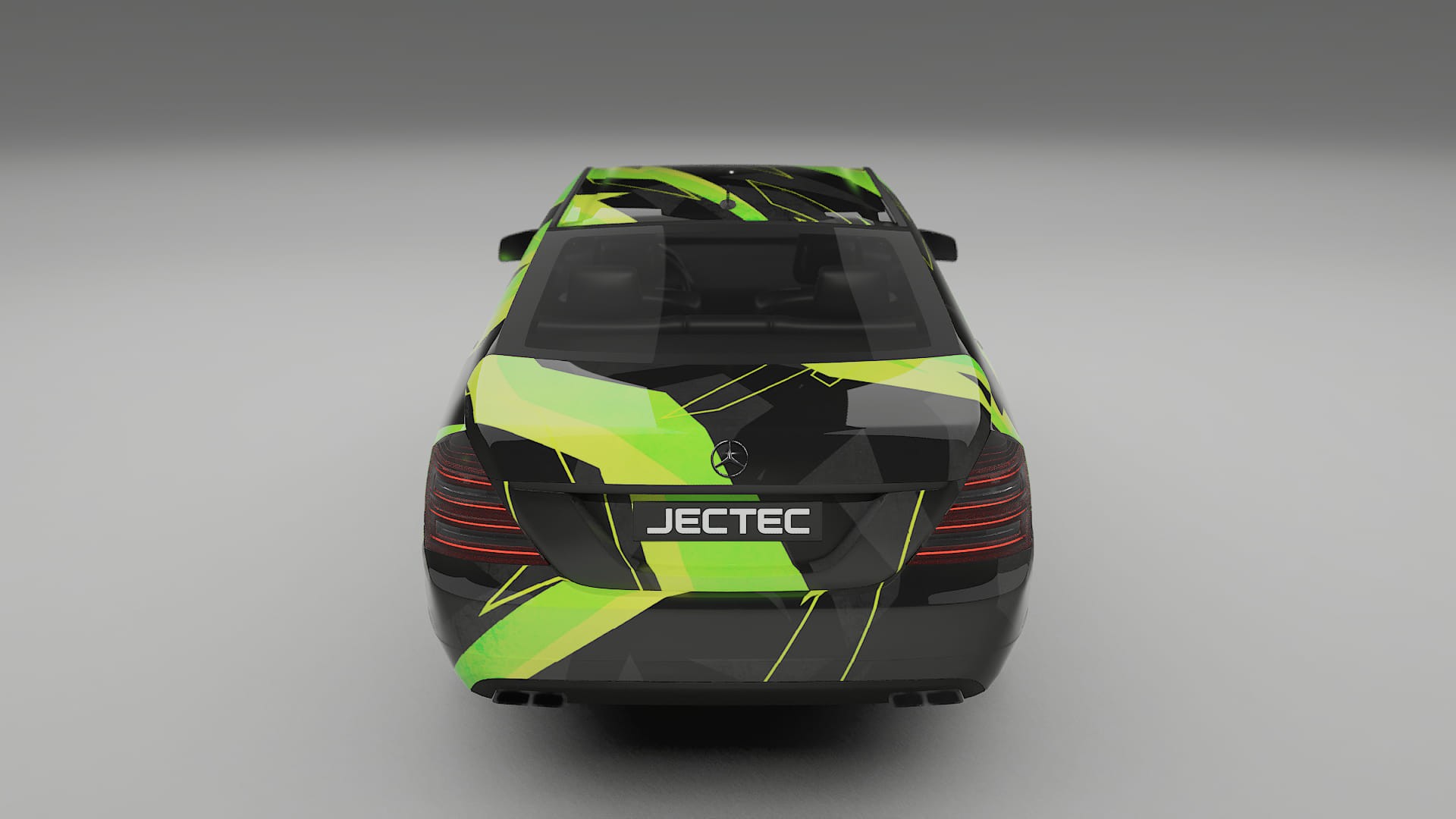 Mercedes S-class W221 facelift LCI NINJA TURTLES – Designad Wrap PPF-sats i utskrivbar polyuretanfilm