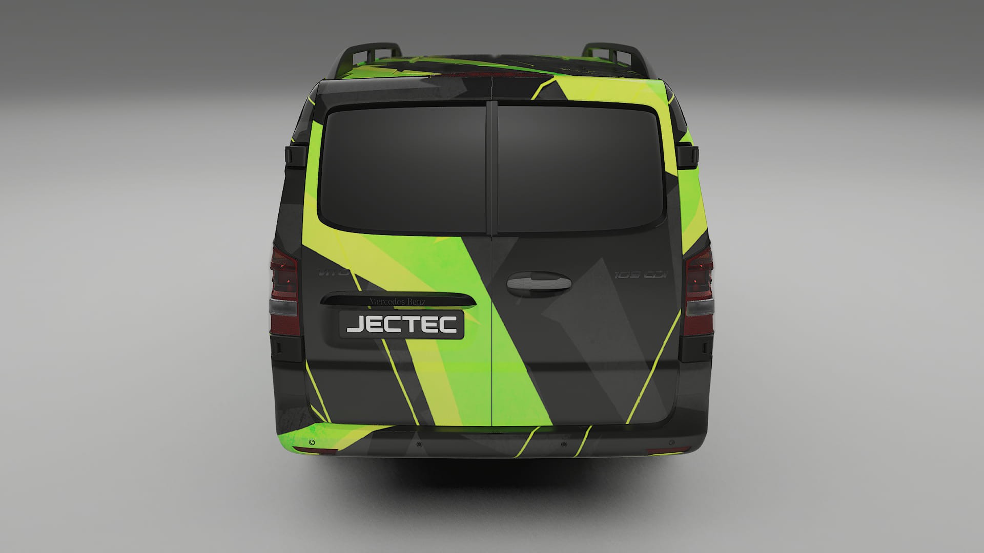 Mercedes Vito Short W447 prefacelift pre-LCI NINJA TURTLES – Designad Wrap PPF-sats i utskrivbar polyuretanfilm