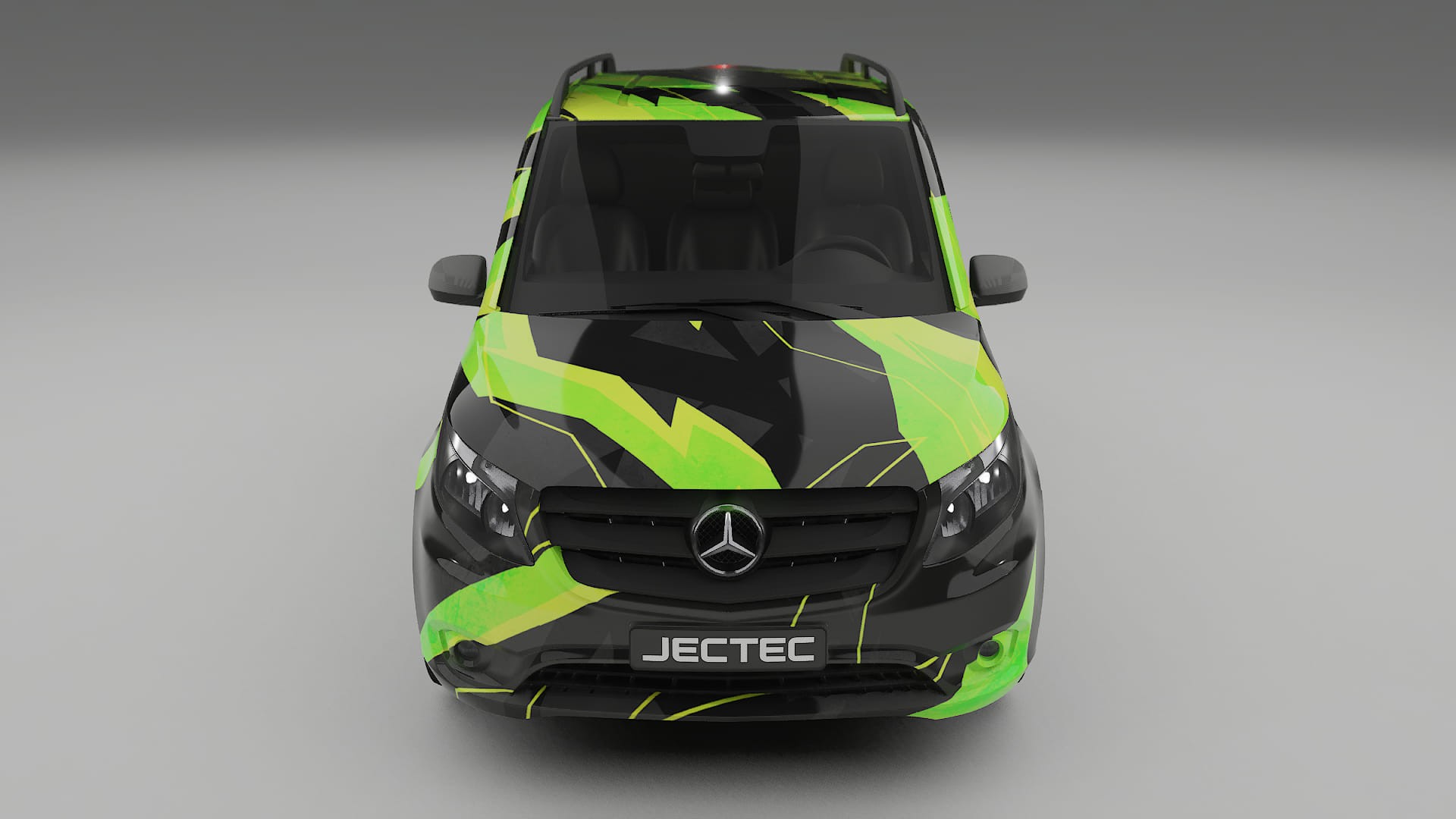 Mercedes Vito Short W447 prefacelift pre-LCI NINJA TURTLES – Designad Wrap PPF-sats i utskrivbar polyuretanfilm