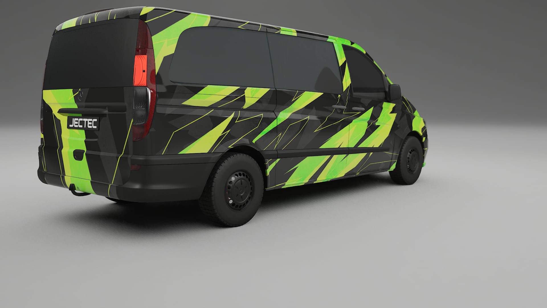 Mercedes Vito Short W639 facelift LCI NINJA TURTLES – Designad Wrap PPF-sats i utskrivbar polyuretanfilm