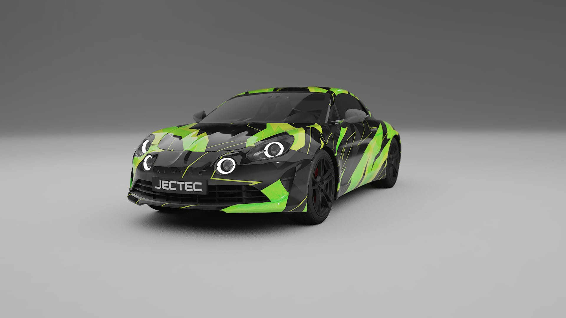 Renault Alpine A110 NINJA TURTLES – Designad Wrap PPF-sats i utskrivbar polyuretanfilm