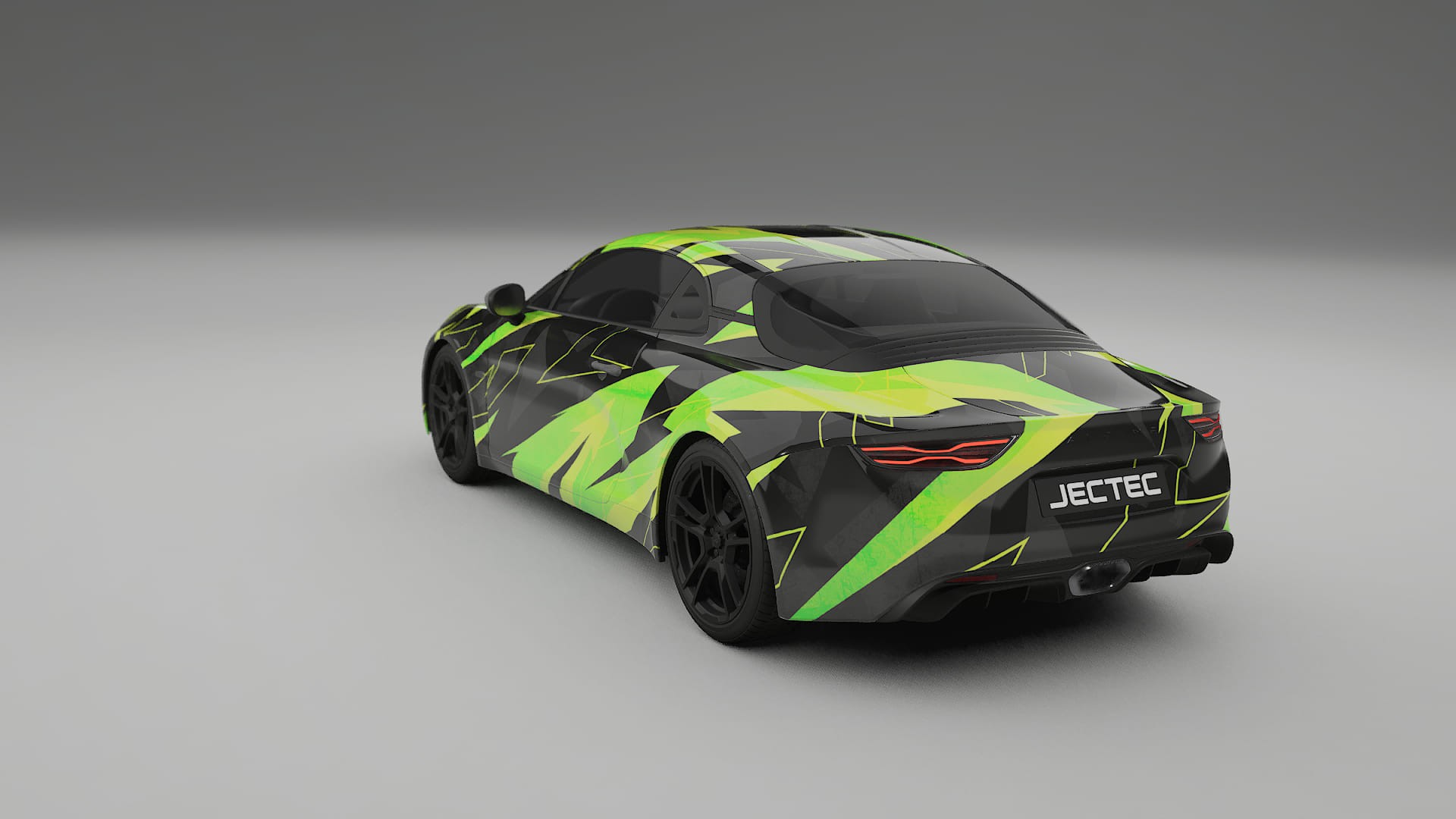 Renault Alpine A110 NINJA TURTLES – Designad Wrap PPF-sats i utskrivbar polyuretanfilm
