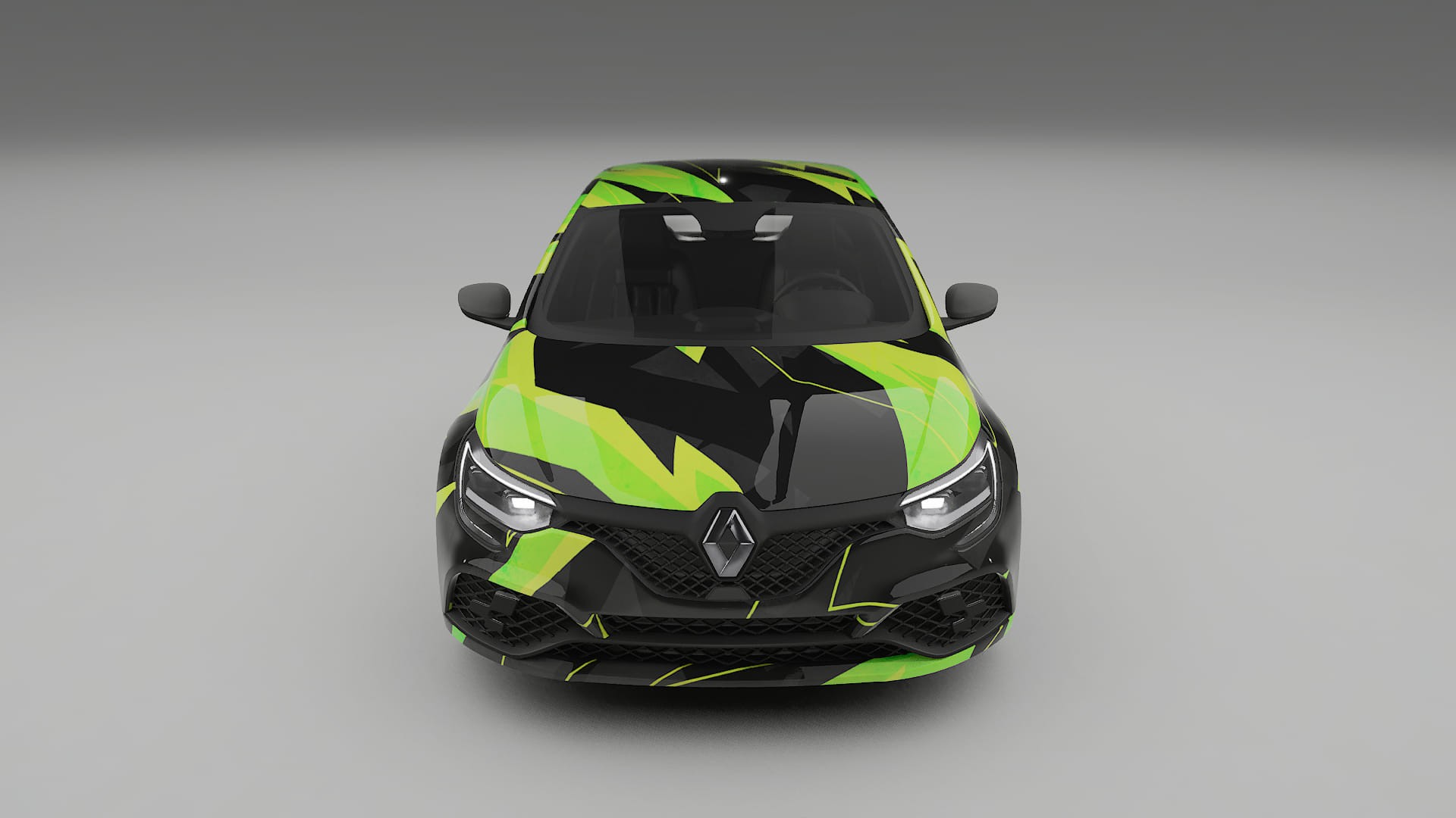 Renault Megane RS IV NINJA TURTLES – Designad Wrap PPF-sats i utskrivbar polyuretanfilm