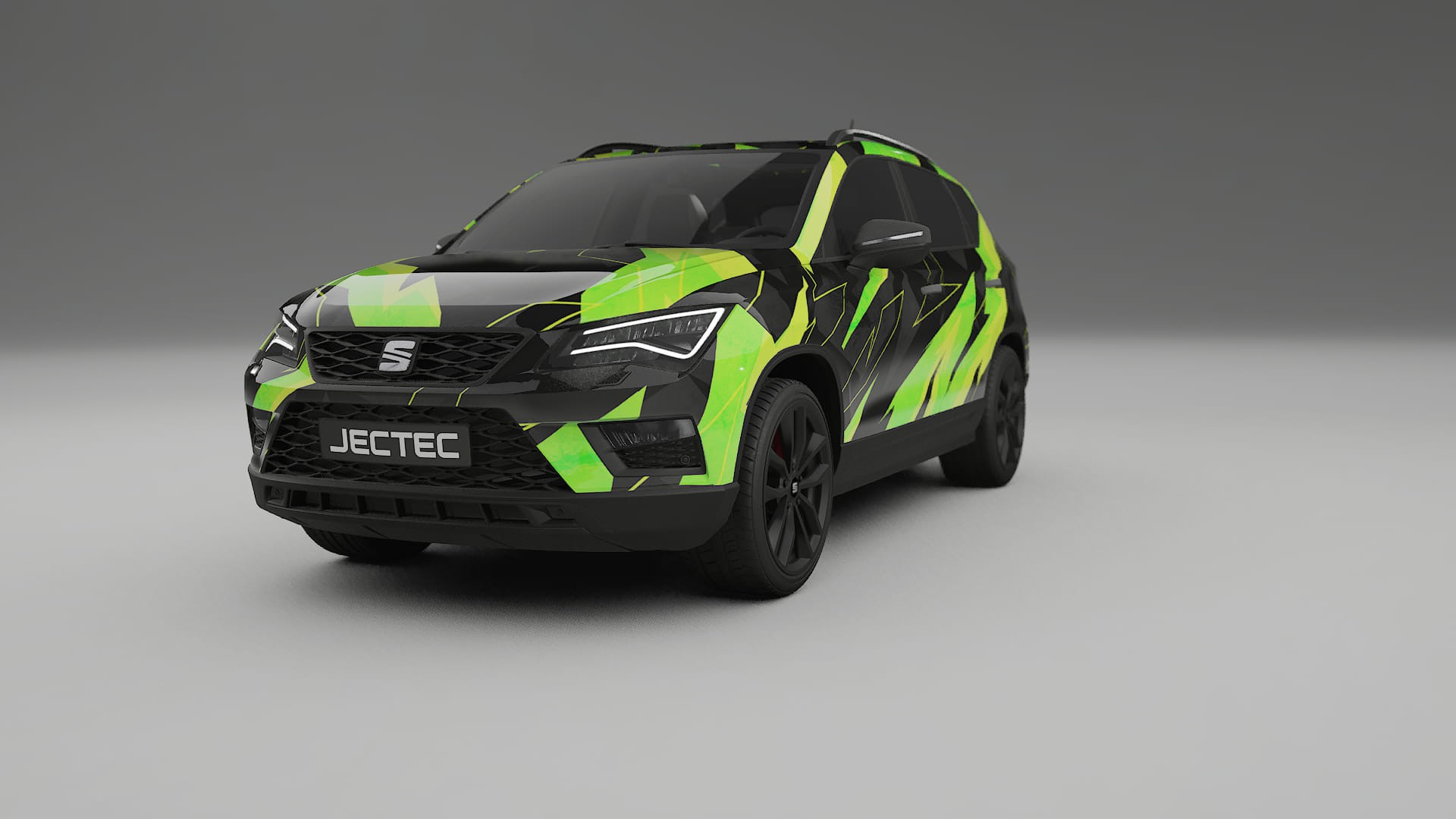 Seat Ateca KH7 NINJA TURTLES – Designad Wrap PPF-sats i utskrivbar polyuretanfilm