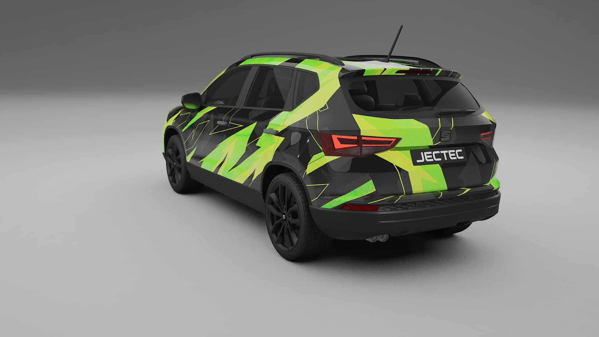 Seat Ateca KH7 NINJA TURTLES – Designad Wrap PPF-sats i utskrivbar polyuretanfilm