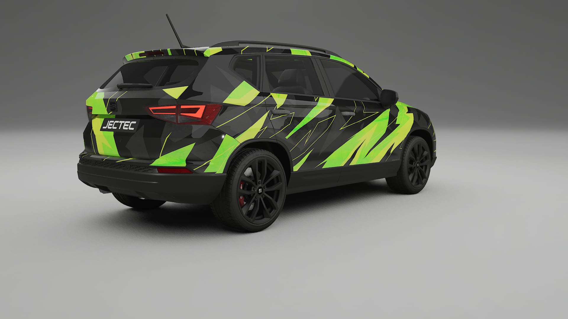 Seat Ateca KH7 NINJA TURTLES – Designad Wrap PPF-sats i utskrivbar polyuretanfilm