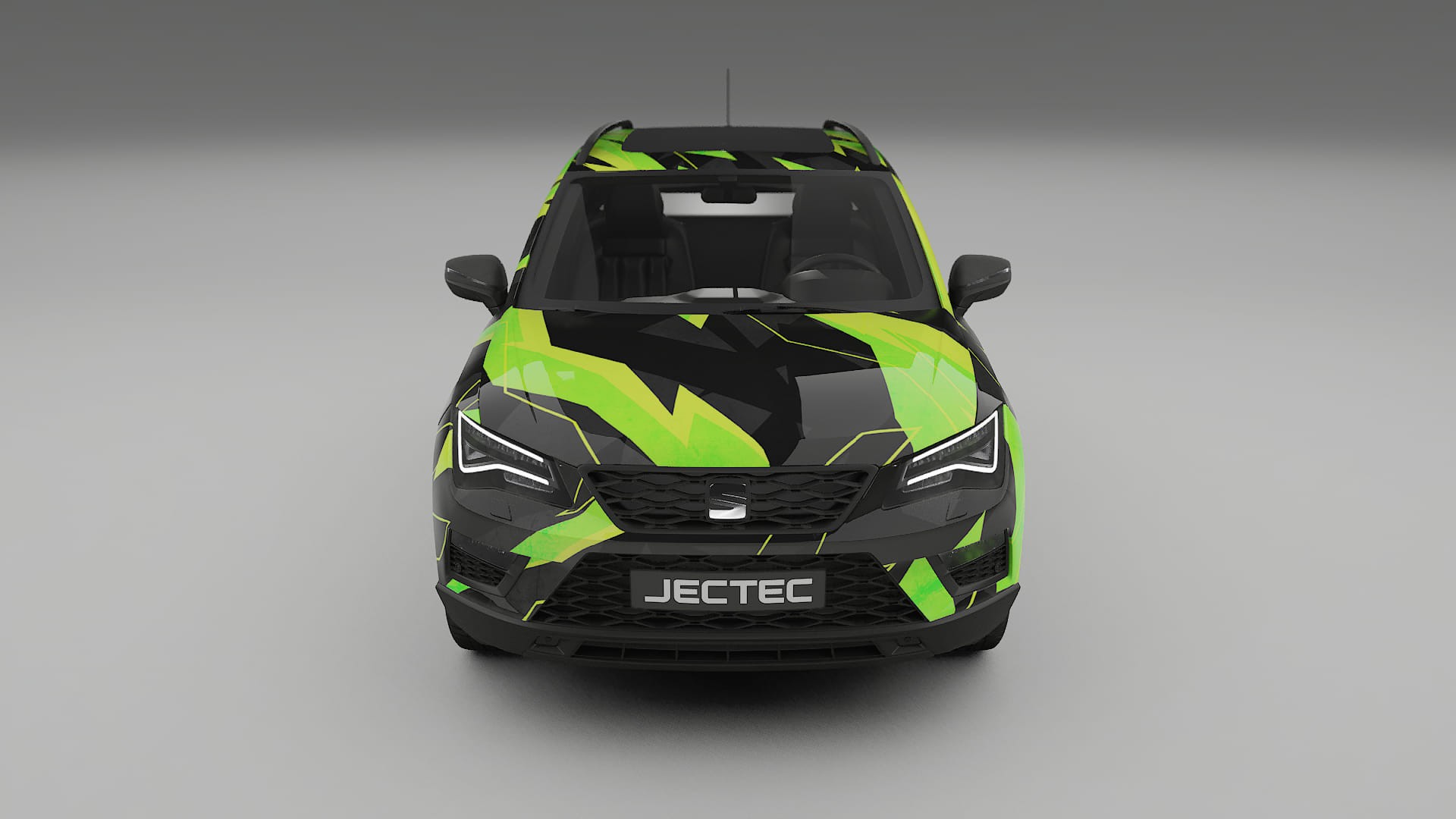 Seat Ateca KH7 NINJA TURTLES – Designad Wrap PPF-sats i utskrivbar polyuretanfilm