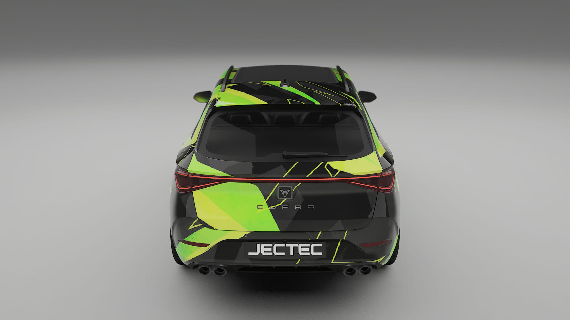 Seat Leon Cupra KL NINJA TURTLES – Designad Wrap PPF-sats i utskrivbar polyuretanfilm
