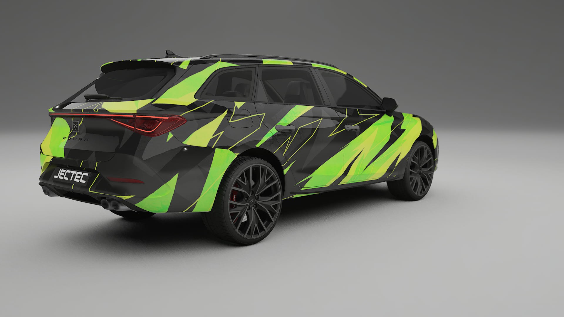 Seat Leon Cupra KL NINJA TURTLES – Designad Wrap PPF-sats i utskrivbar polyuretanfilm