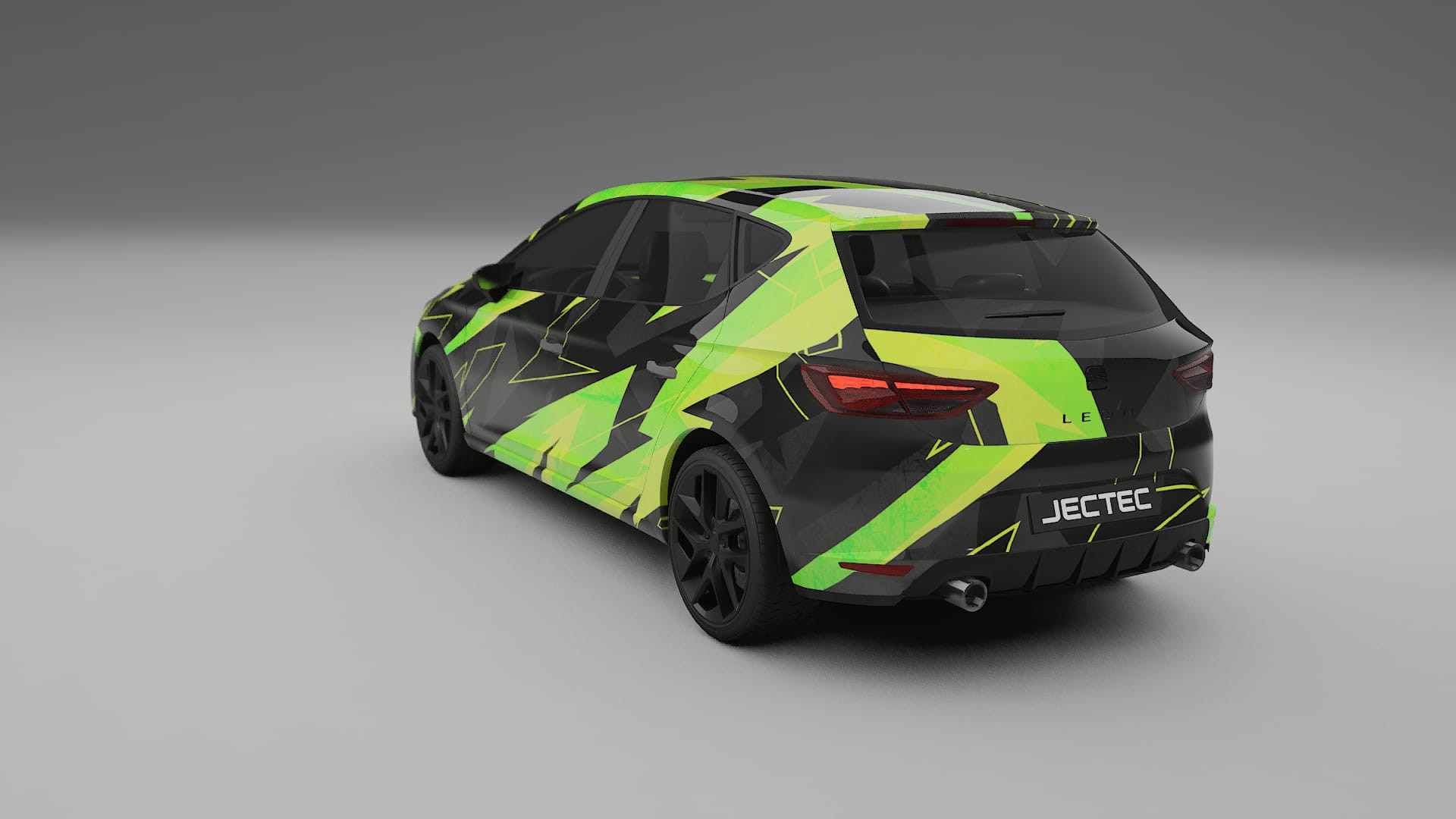 Seat Leon FR 5F NINJA TURTLES – Designad Wrap PPF-sats i utskrivbar polyuretanfilm