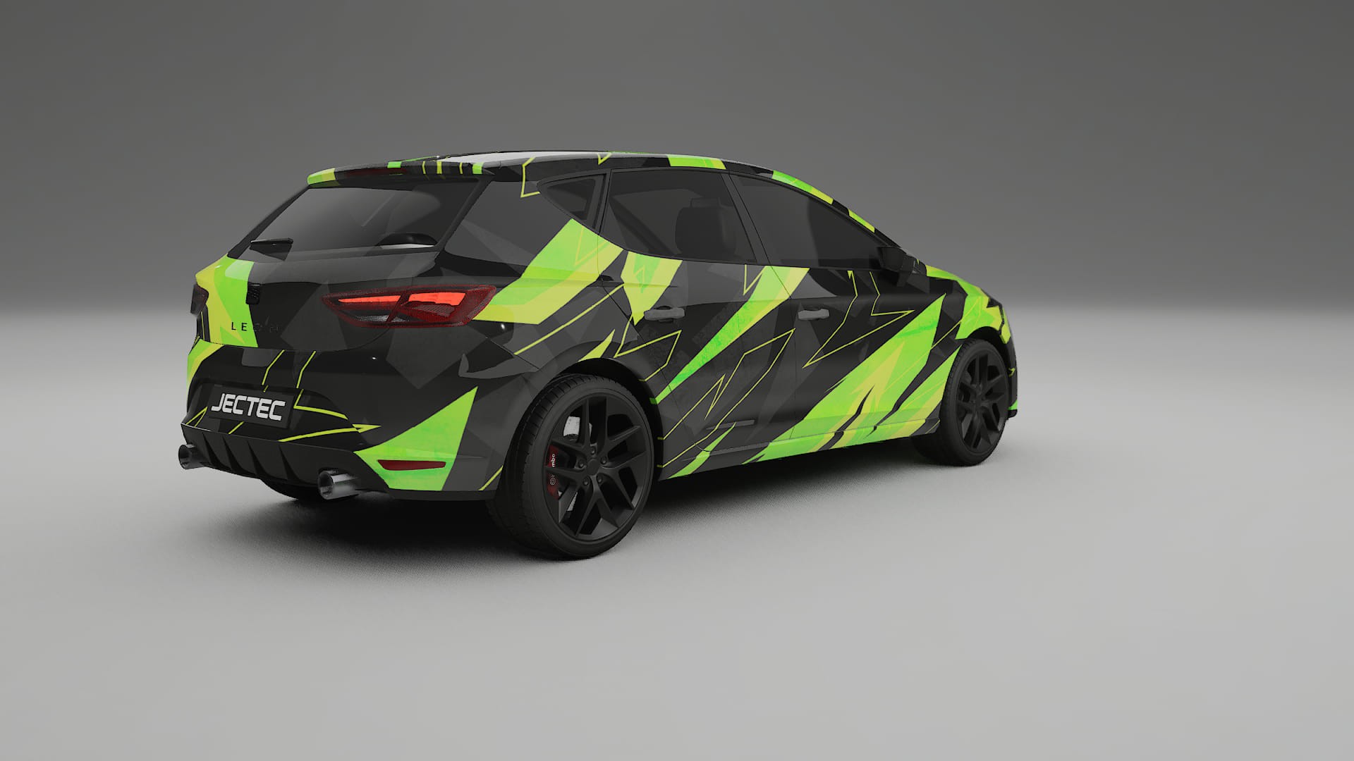 Seat Leon FR 5F NINJA TURTLES – Designad Wrap PPF-sats i utskrivbar polyuretanfilm